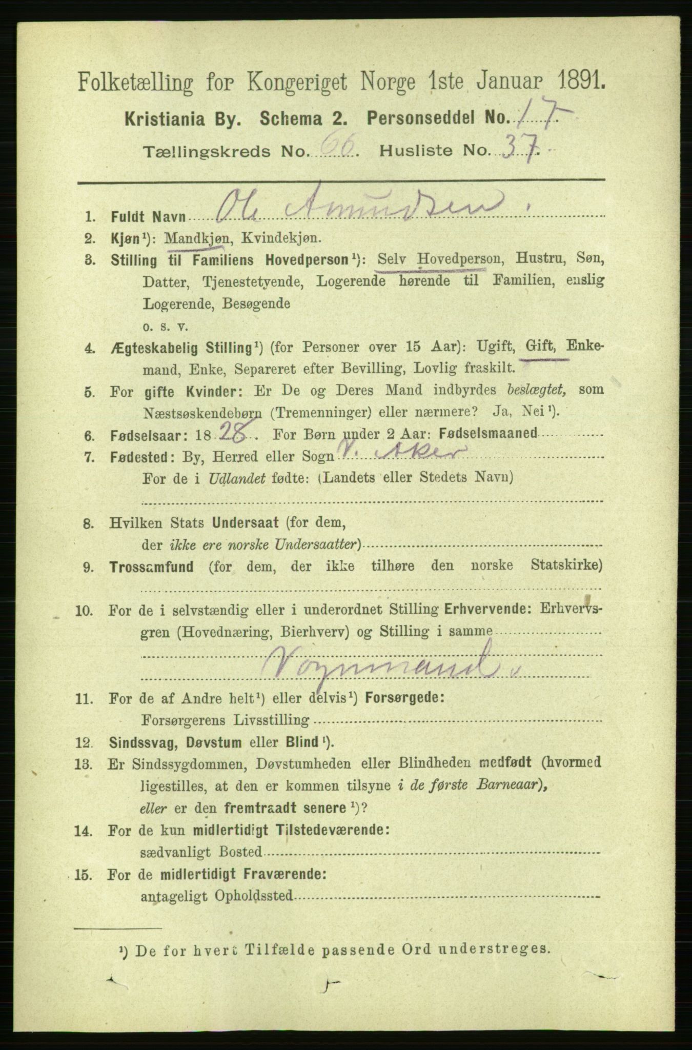 RA, 1891 census for 0301 Kristiania, 1891, p. 36355