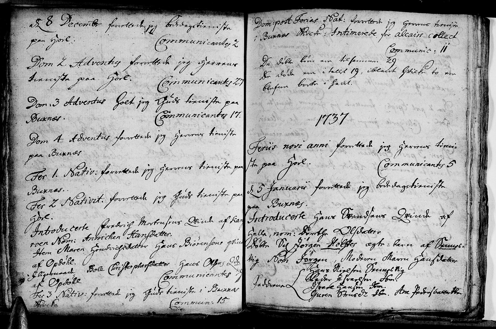 Ministerialprotokoller, klokkerbøker og fødselsregistre - Nordland, AV/SAT-A-1459/881/L1148: Parish register (official) no. 881A01, 1732-1744