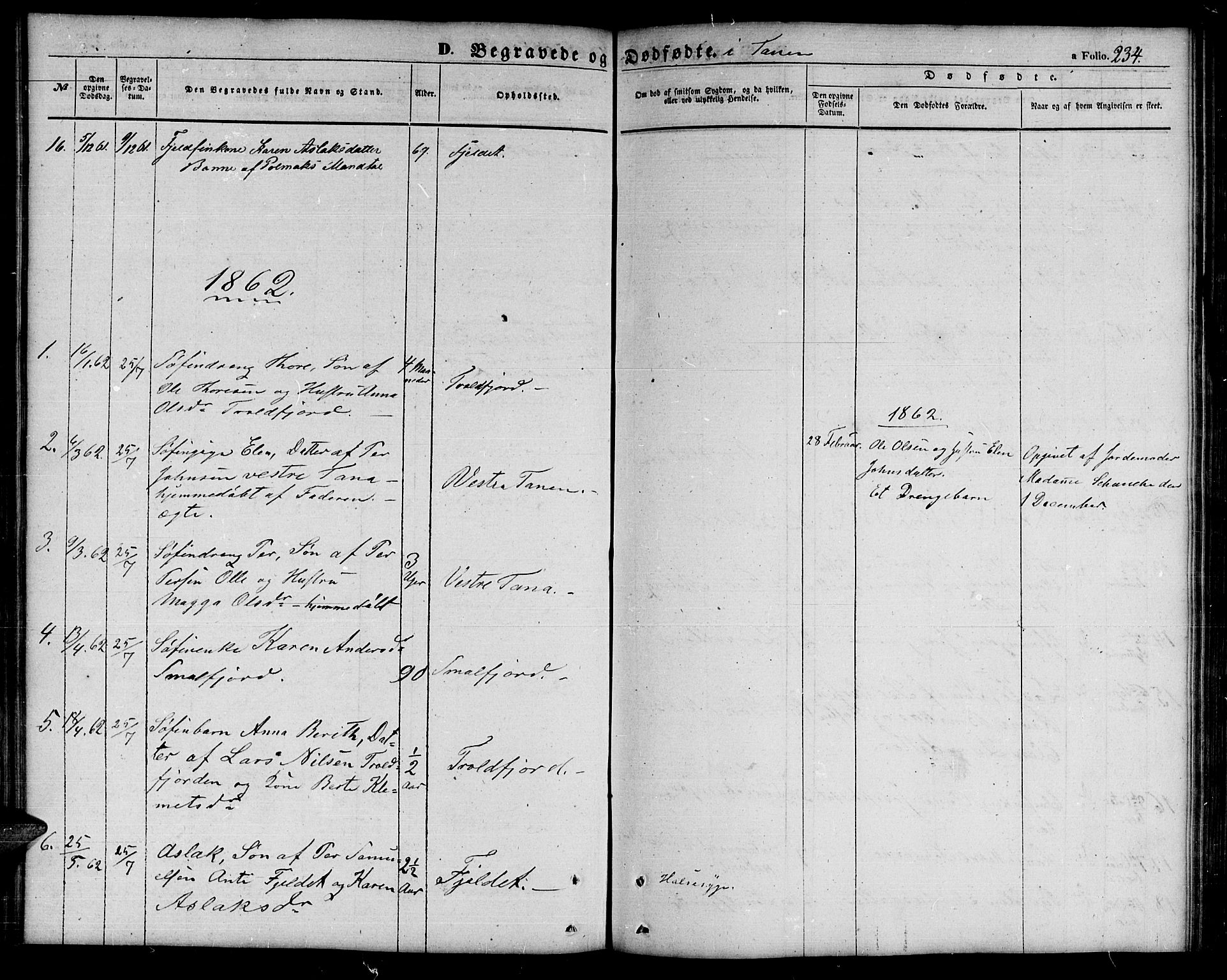 Tana sokneprestkontor, SATØ/S-1334/H/Hb/L0001klokker: Parish register (copy) no. 1 /1, 1853-1867, p. 234