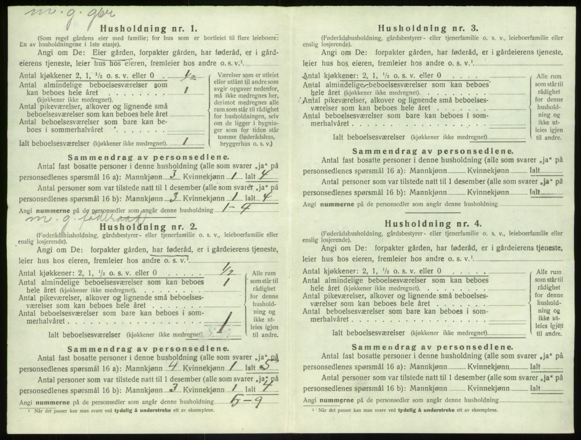 SAB, 1920 census for Luster, 1920, p. 242