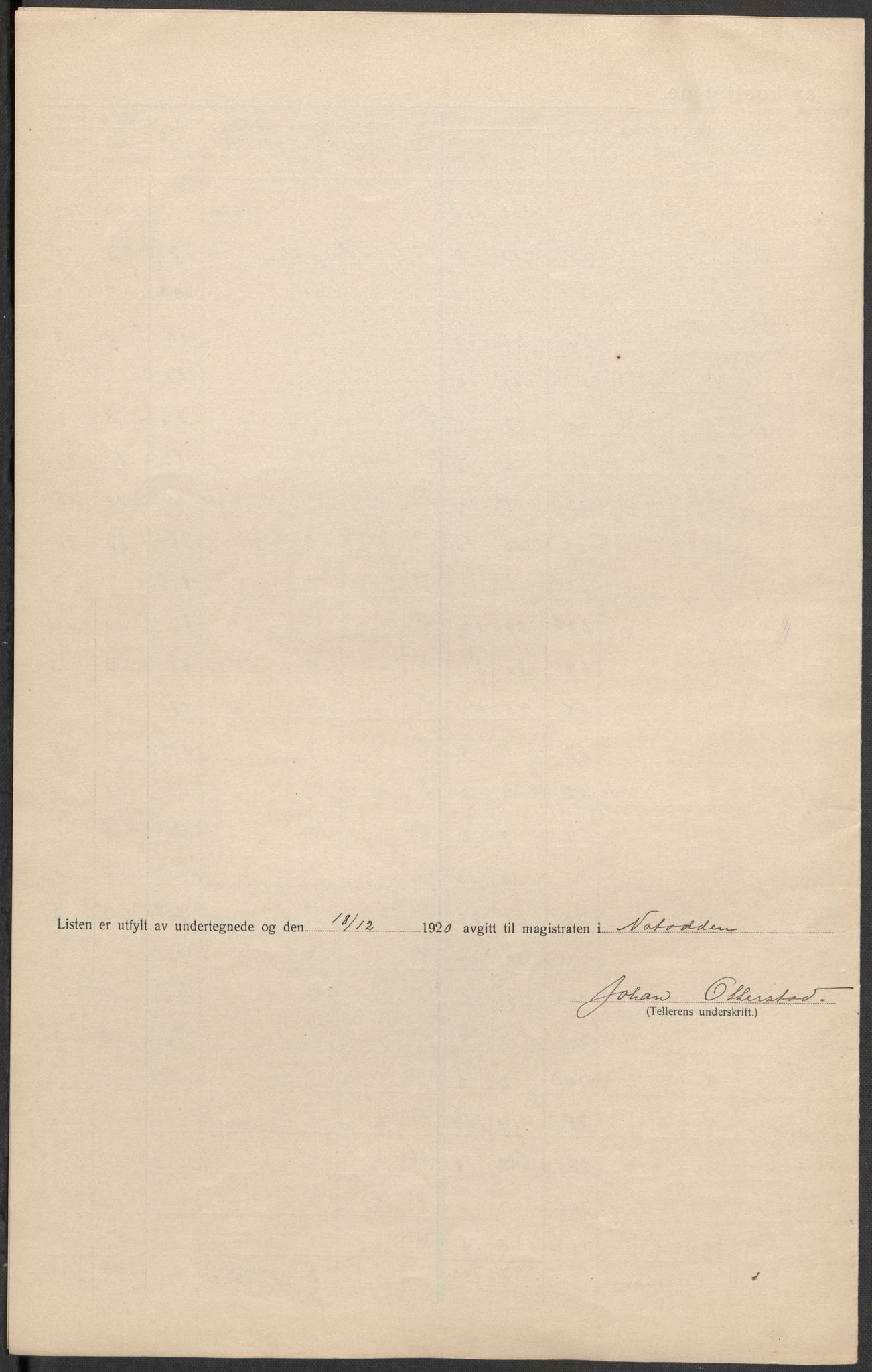 SAKO, 1920 census for Notodden, 1920, p. 10