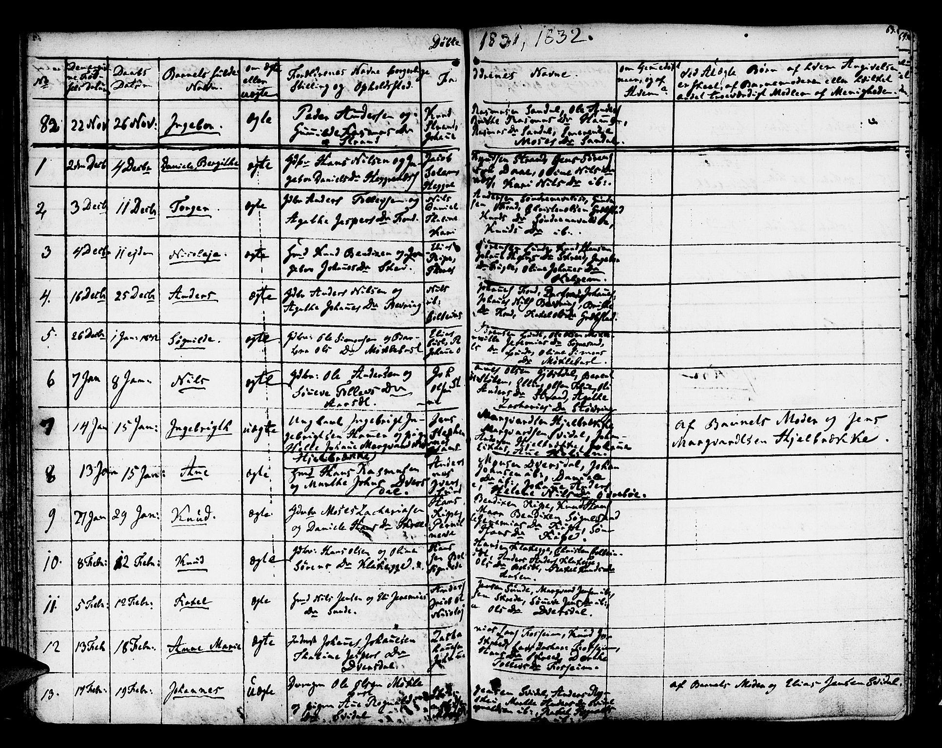 Jølster sokneprestembete, SAB/A-80701/H/Haa/Haaa/L0008: Parish register (official) no. A 8, 1821-1833, p. 63