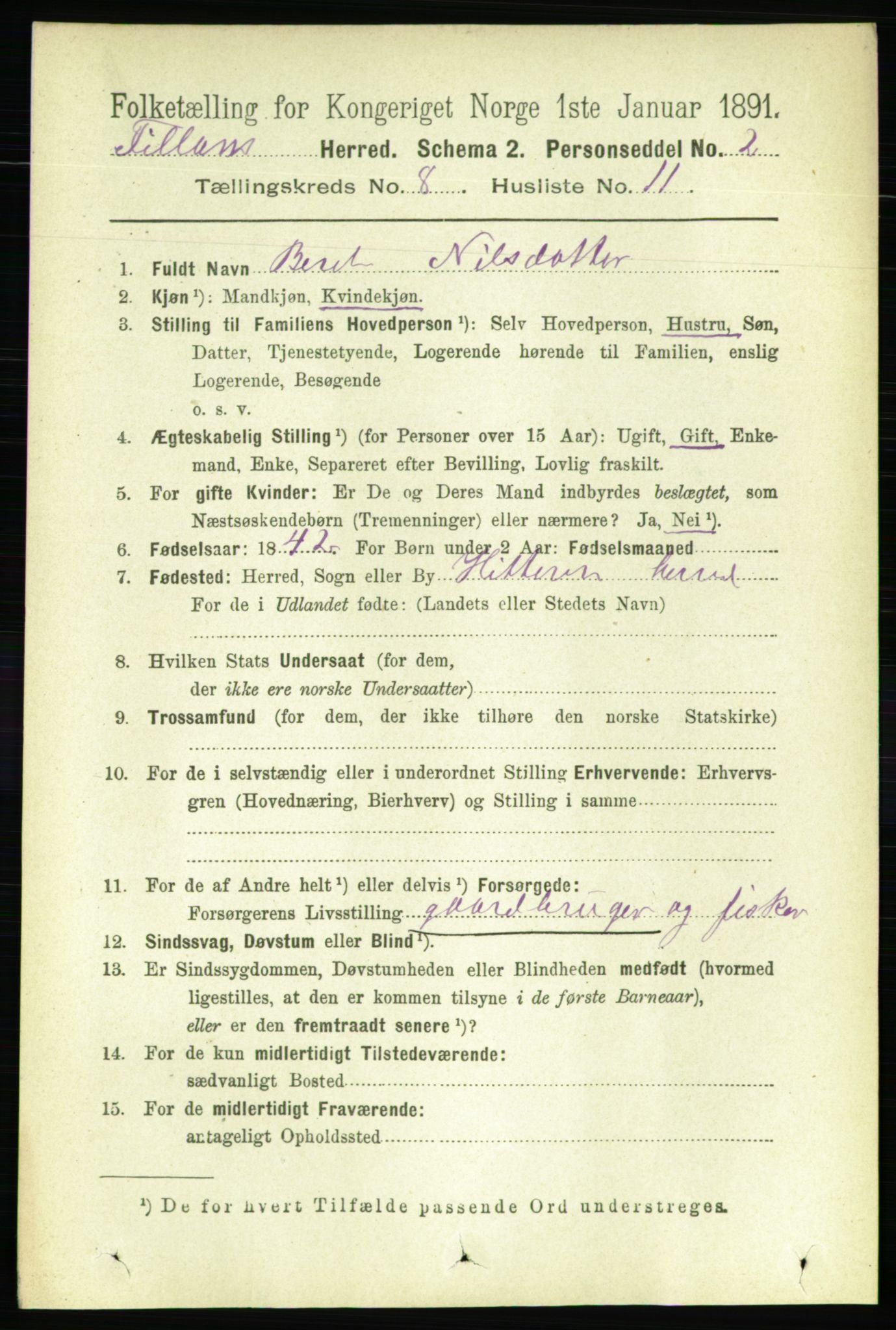 RA, 1891 census for 1616 Fillan, 1891, p. 1937