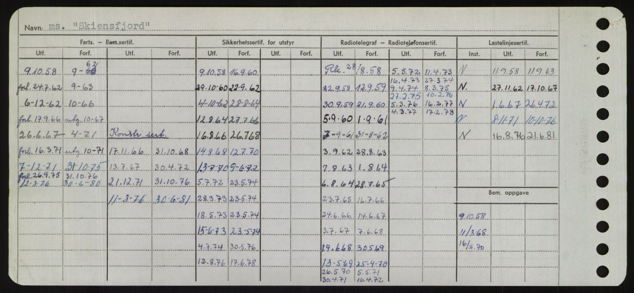 Sjøfartsdirektoratet med forløpere, Skipsmålingen, AV/RA-S-1627/H/Hd/L0034: Fartøy, Sk-Slå, p. 164