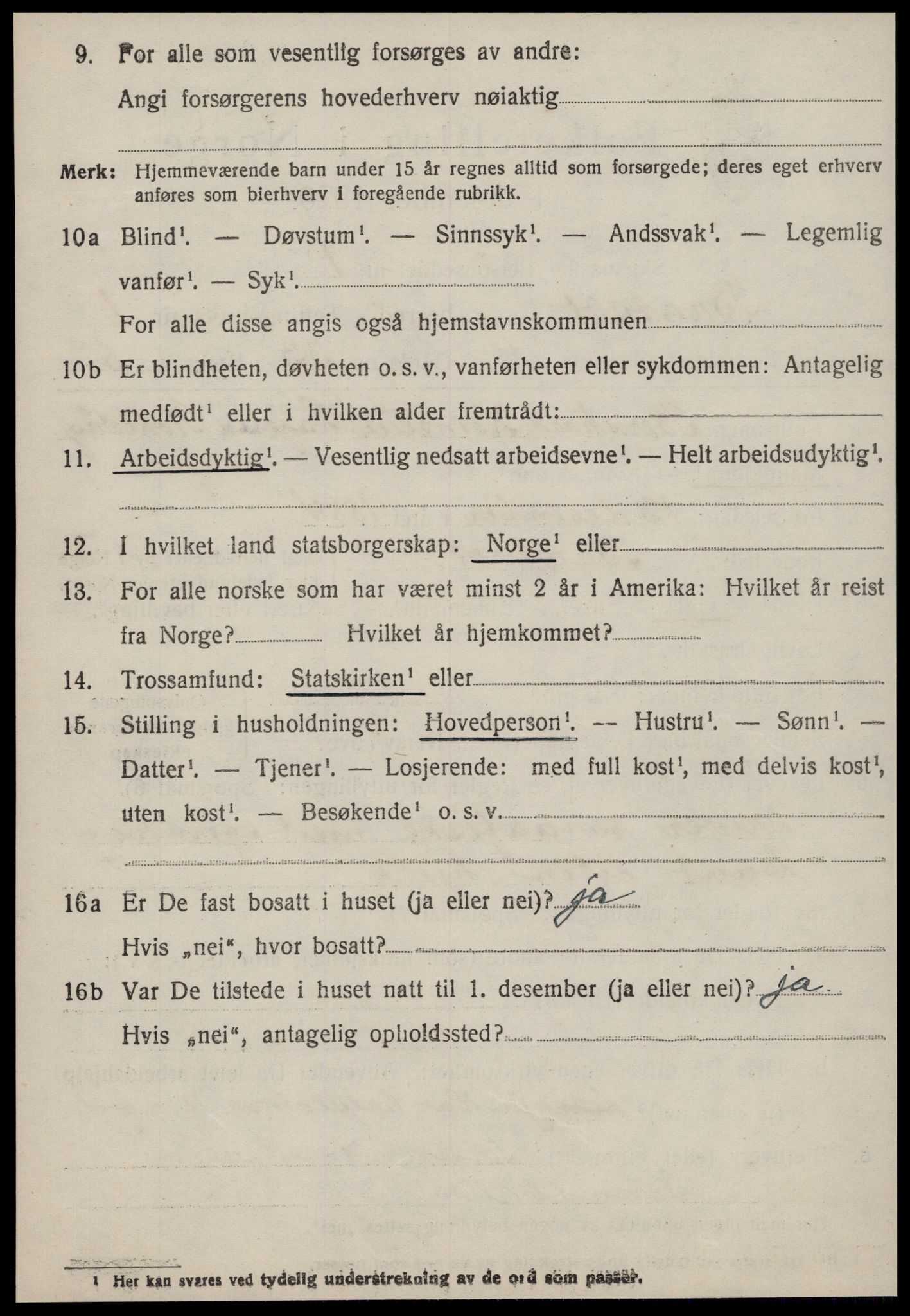 SAT, 1920 census for Brattvær, 1920, p. 775