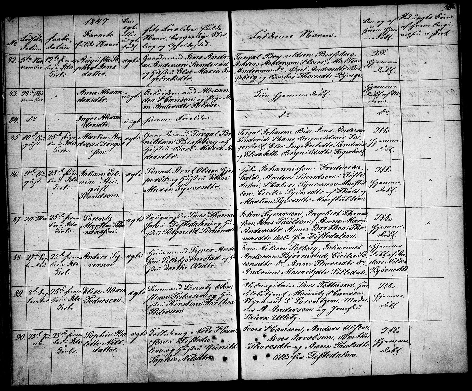 Idd prestekontor Kirkebøker, SAO/A-10911/F/Fc/L0003: Parish register (official) no. III 3, 1832-1847, p. 452
