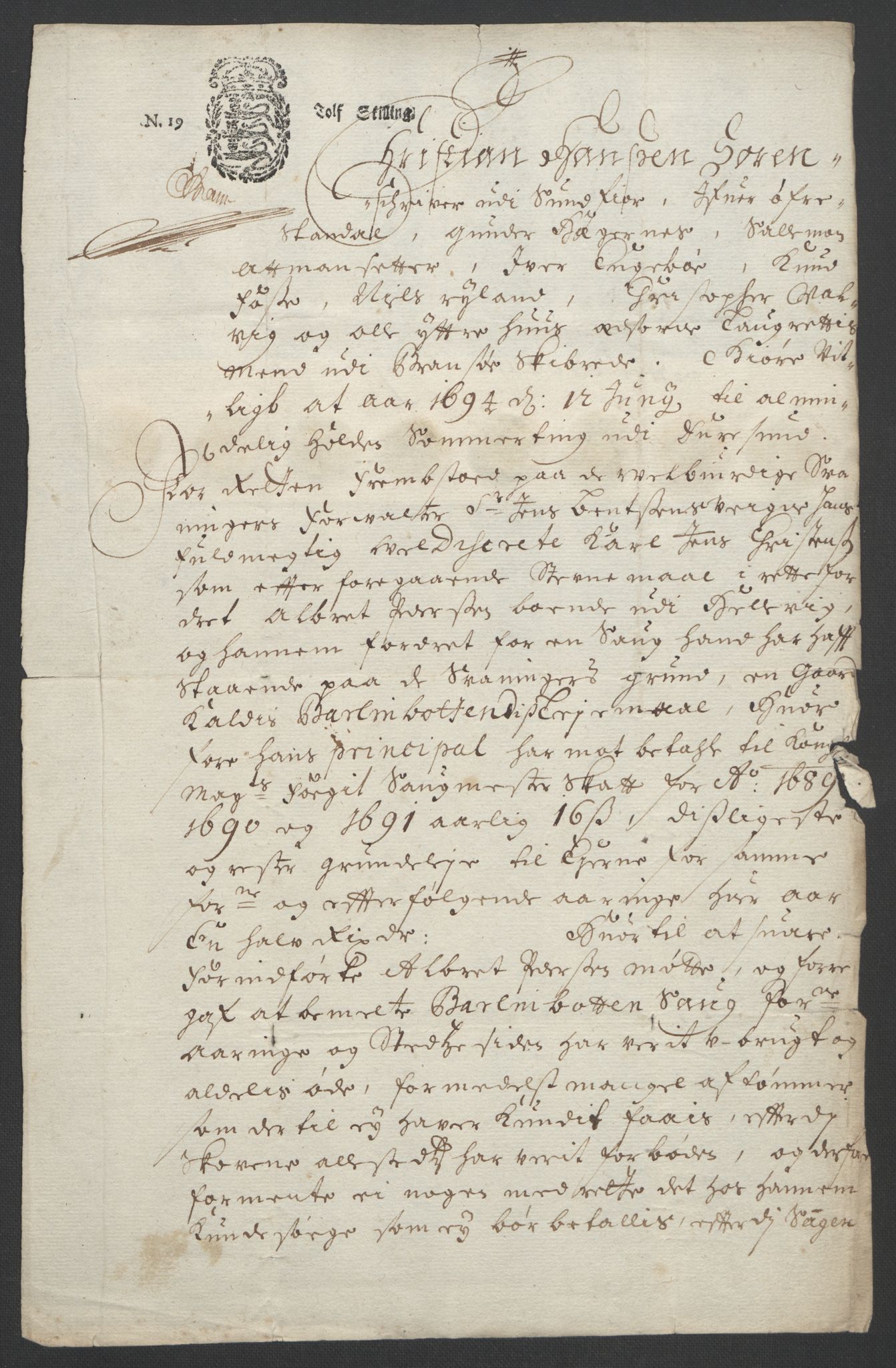 Rentekammeret inntil 1814, Reviderte regnskaper, Fogderegnskap, AV/RA-EA-4092/R53/L3422: Fogderegnskap Sunn- og Nordfjord, 1695-1696, p. 70