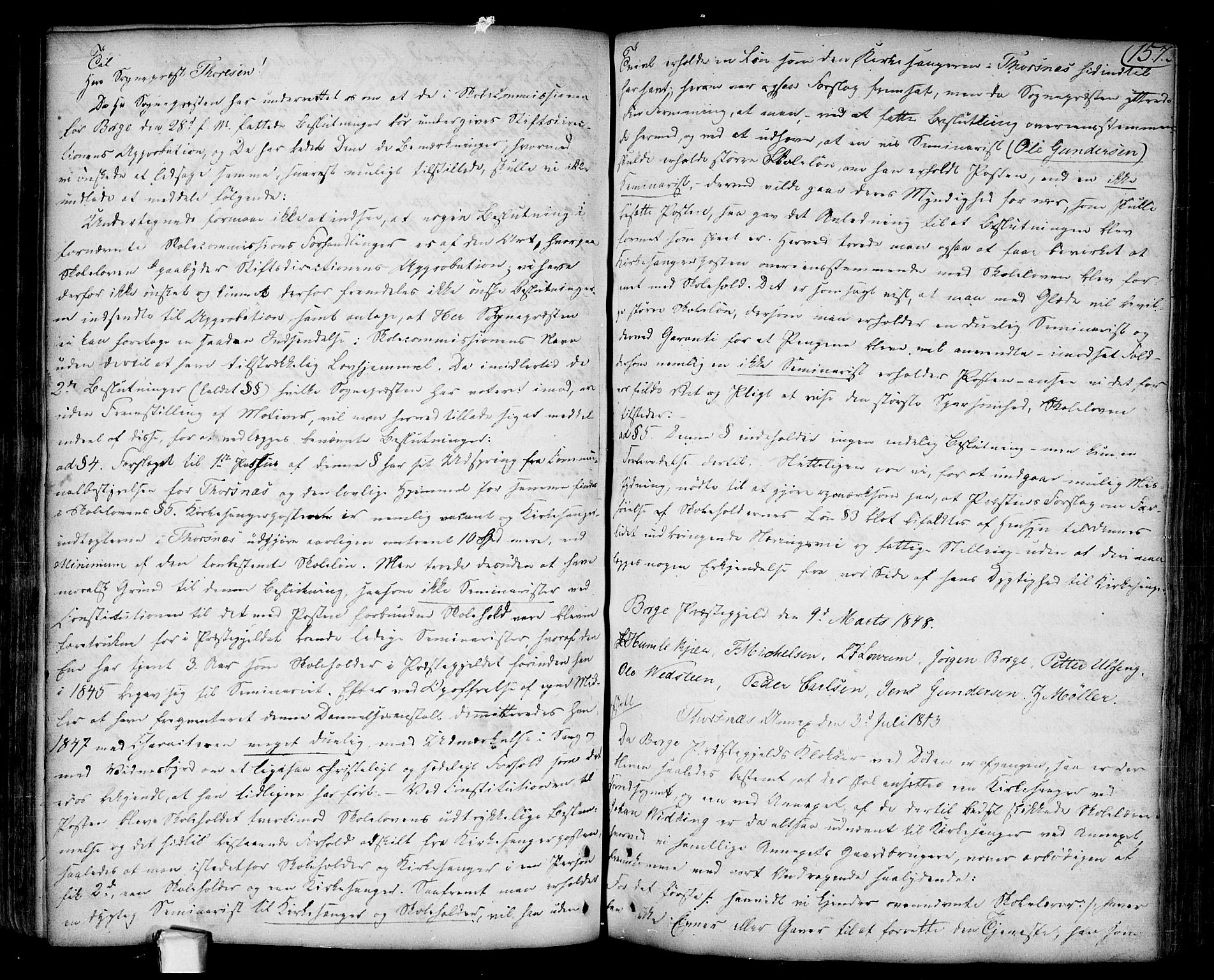 Borge prestekontor Kirkebøker, SAO/A-10903/F/Fa/L0002: Parish register (official) no. I 2, 1791-1817, p. 157