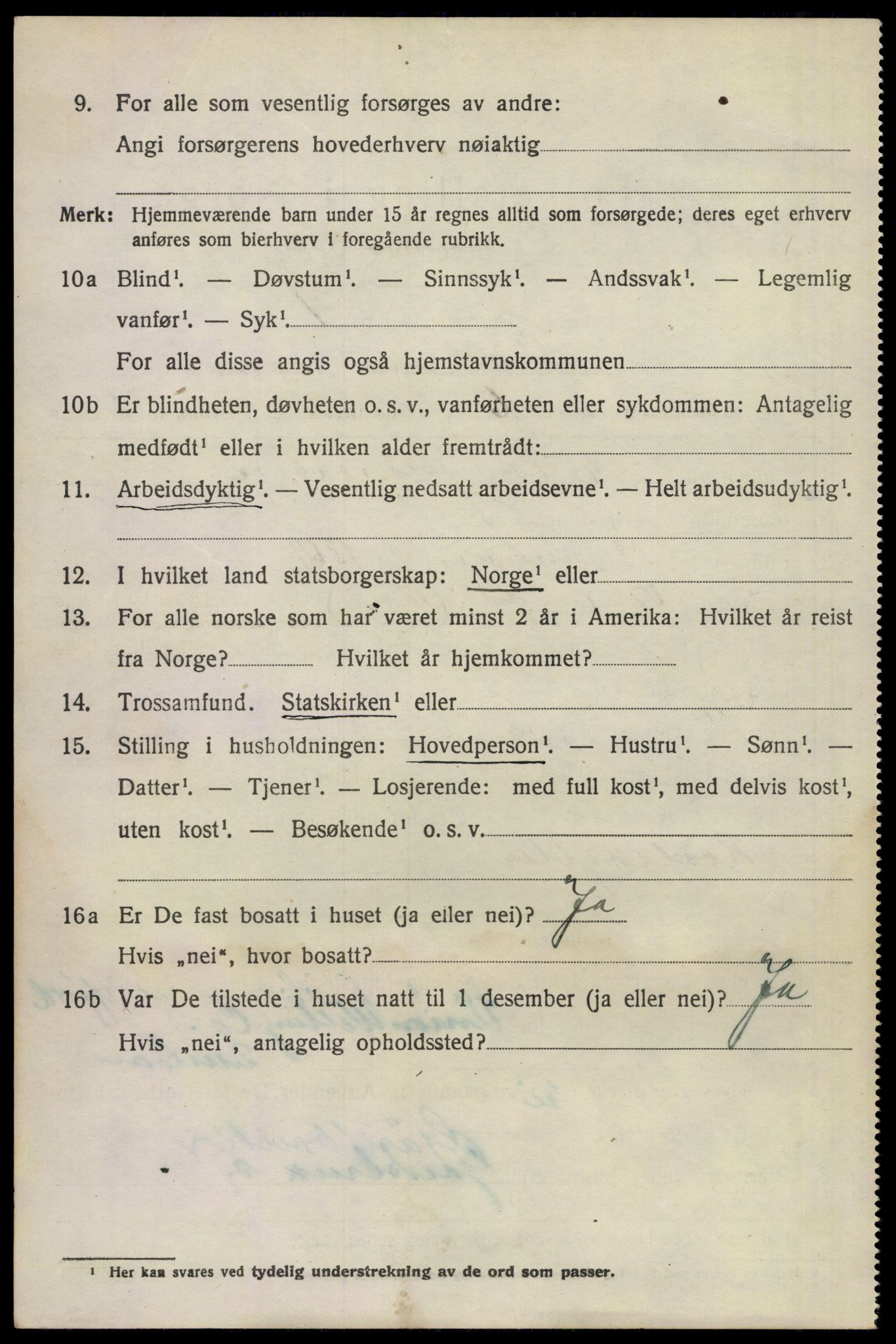 SAKO, 1920 census for Stokke, 1920, p. 2083