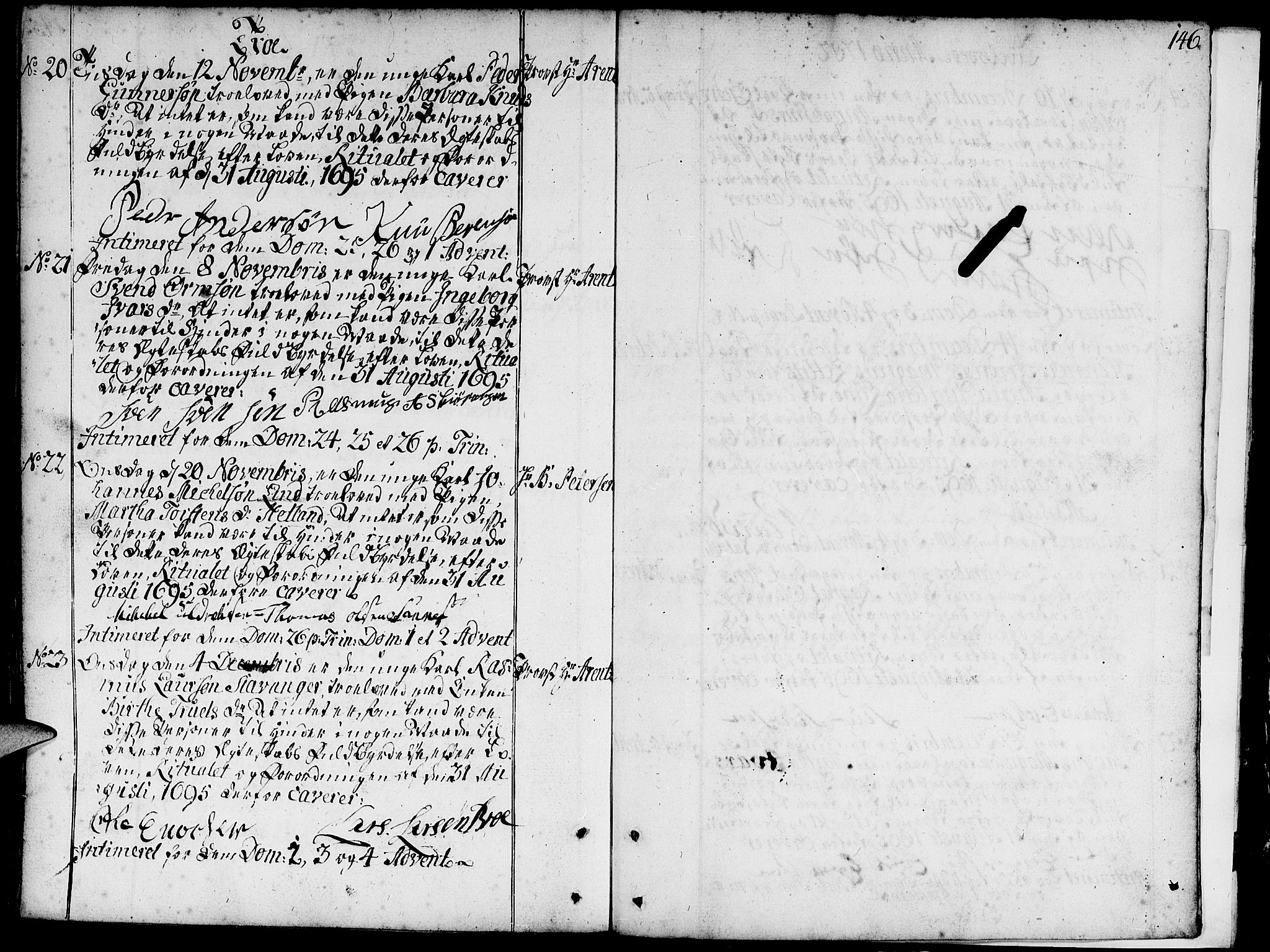 Domkirken sokneprestkontor, SAST/A-101812/001/30/30BA/L0004: Parish register (official) no. A 4, 1744-1782, p. 146