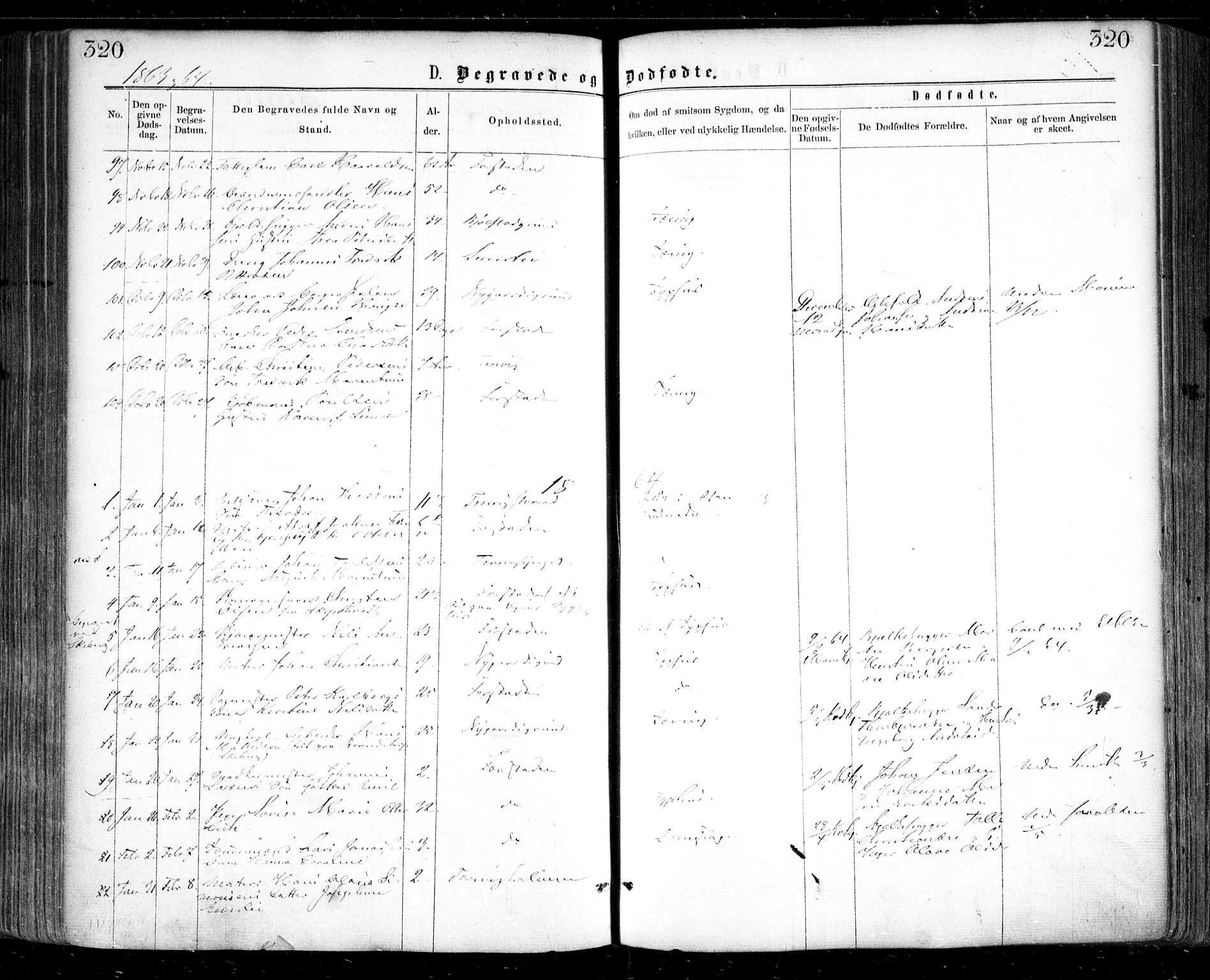 Glemmen prestekontor Kirkebøker, AV/SAO-A-10908/F/Fa/L0008: Parish register (official) no. 8, 1862-1871, p. 320