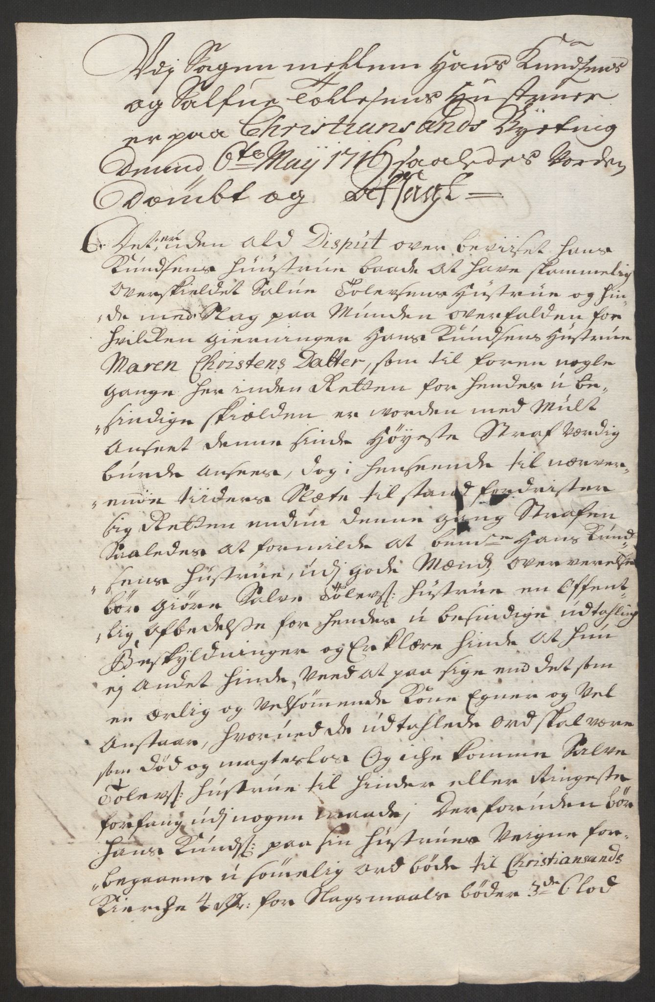 Rentekammeret inntil 1814, Reviderte regnskaper, Byregnskaper, AV/RA-EA-4066/R/Rm/L0285: [M18] Sikt og sakefall, 1681-1718, p. 532