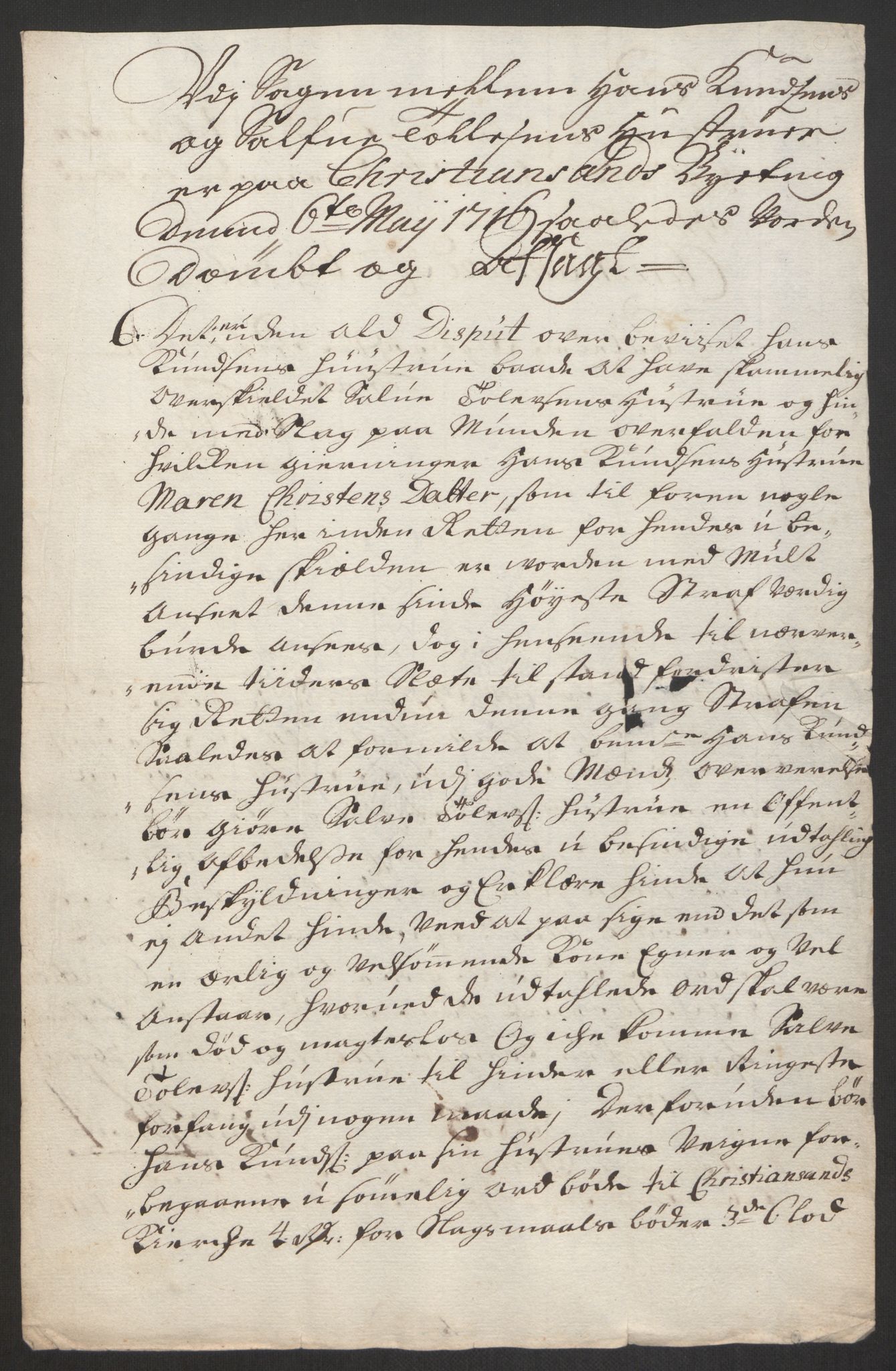 Rentekammeret inntil 1814, Reviderte regnskaper, Byregnskaper, RA/EA-4066/R/Rm/L0285: [M18] Sikt og sakefall, 1681-1718, p. 532