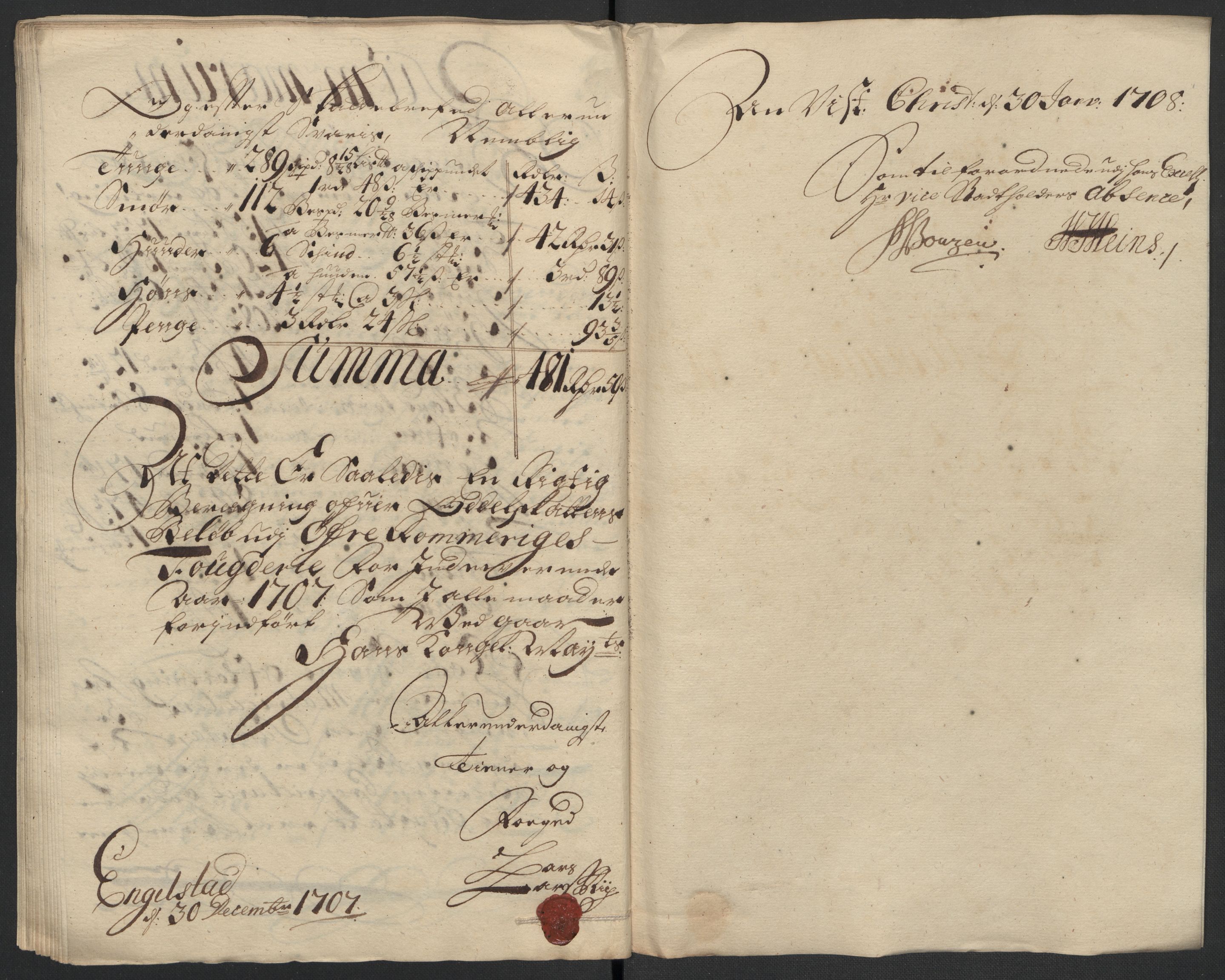 Rentekammeret inntil 1814, Reviderte regnskaper, Fogderegnskap, AV/RA-EA-4092/R12/L0718: Fogderegnskap Øvre Romerike, 1706-1707, p. 383