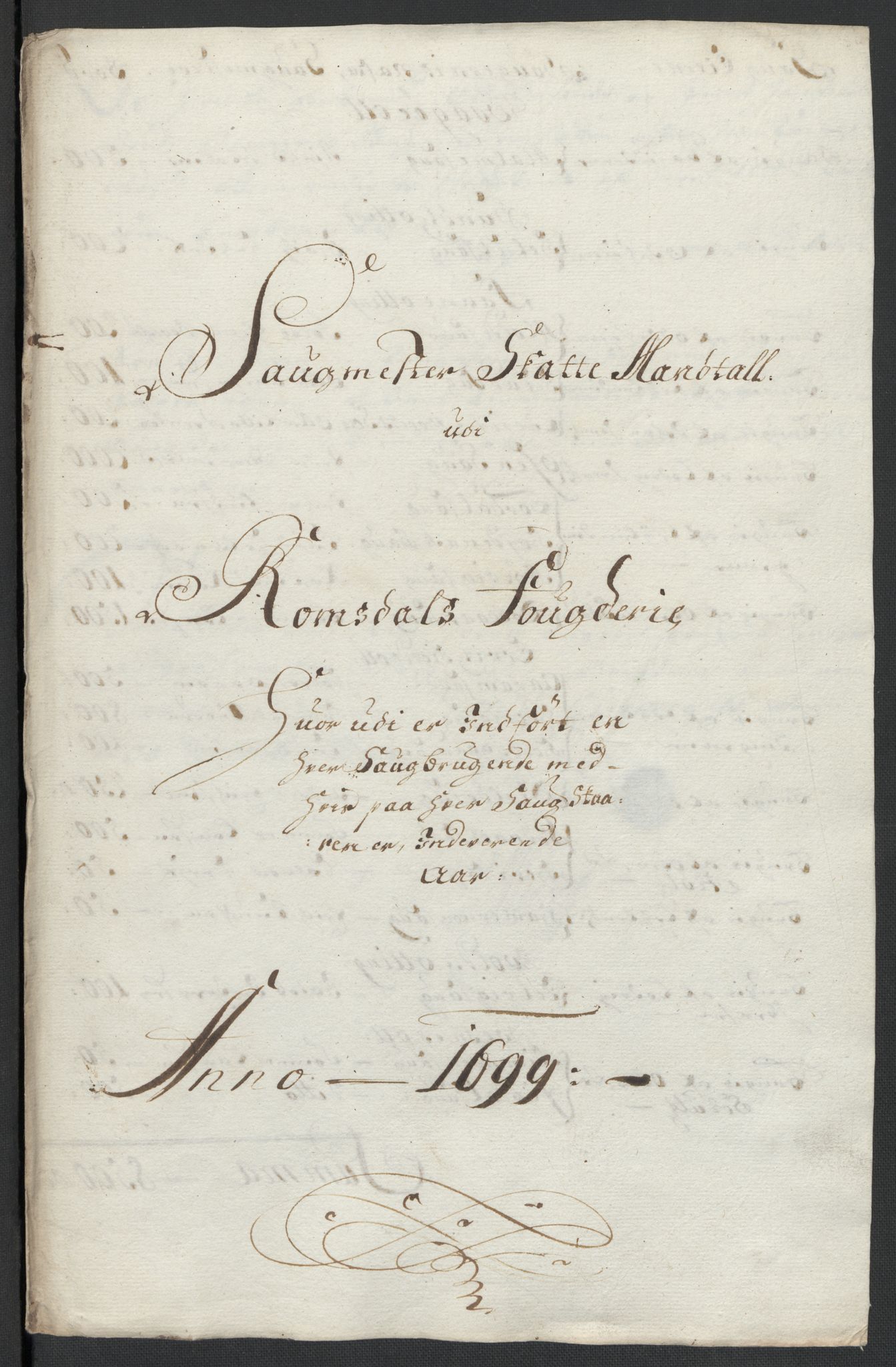 Rentekammeret inntil 1814, Reviderte regnskaper, Fogderegnskap, RA/EA-4092/R55/L3654: Fogderegnskap Romsdal, 1699-1700, p. 77