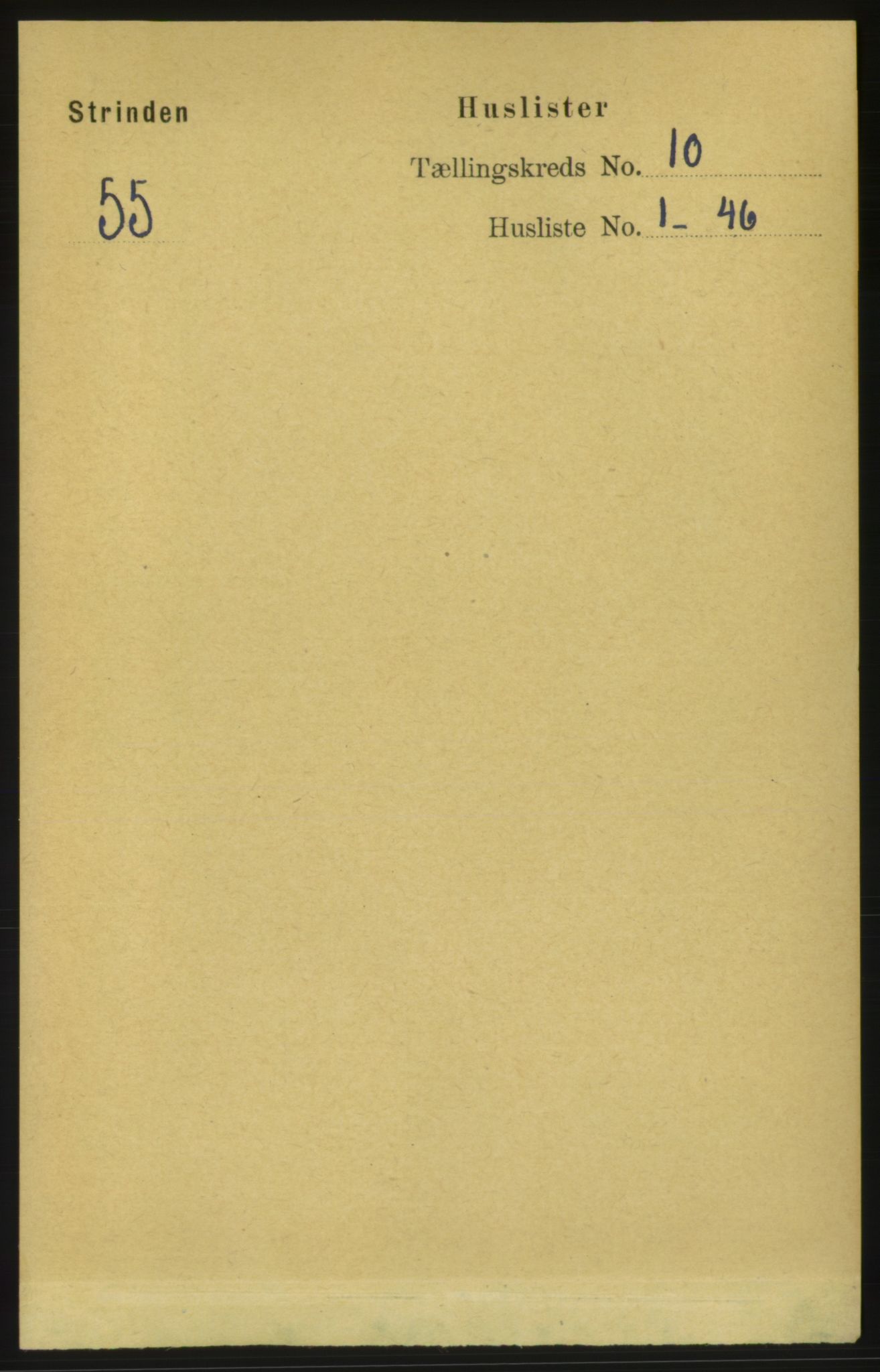RA, 1891 census for 1660 Strinda, 1891, p. 8884