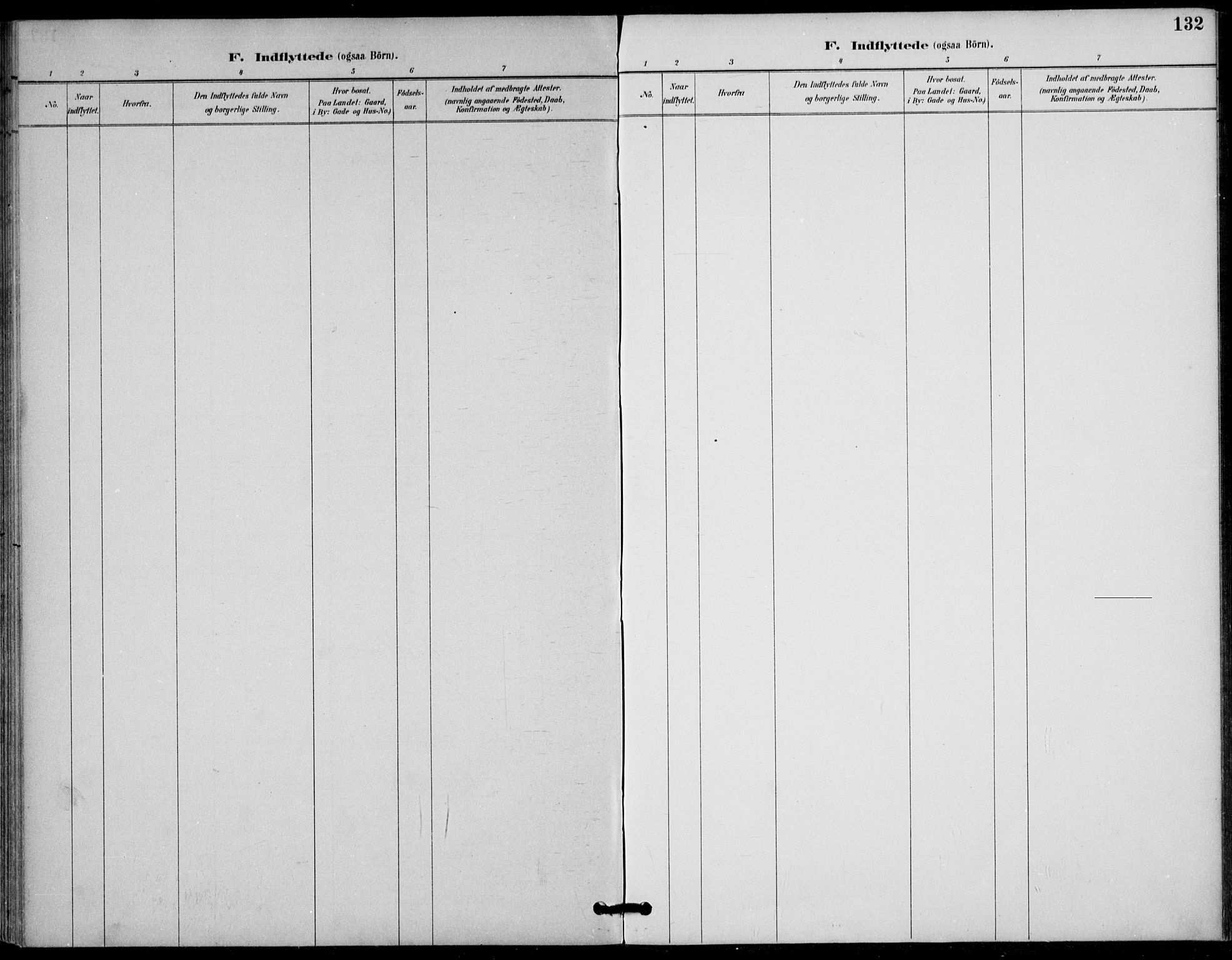 Gol kirkebøker, AV/SAKO-A-226/F/Fb/L0001: Parish register (official) no. II 1, 1887-1900, p. 132