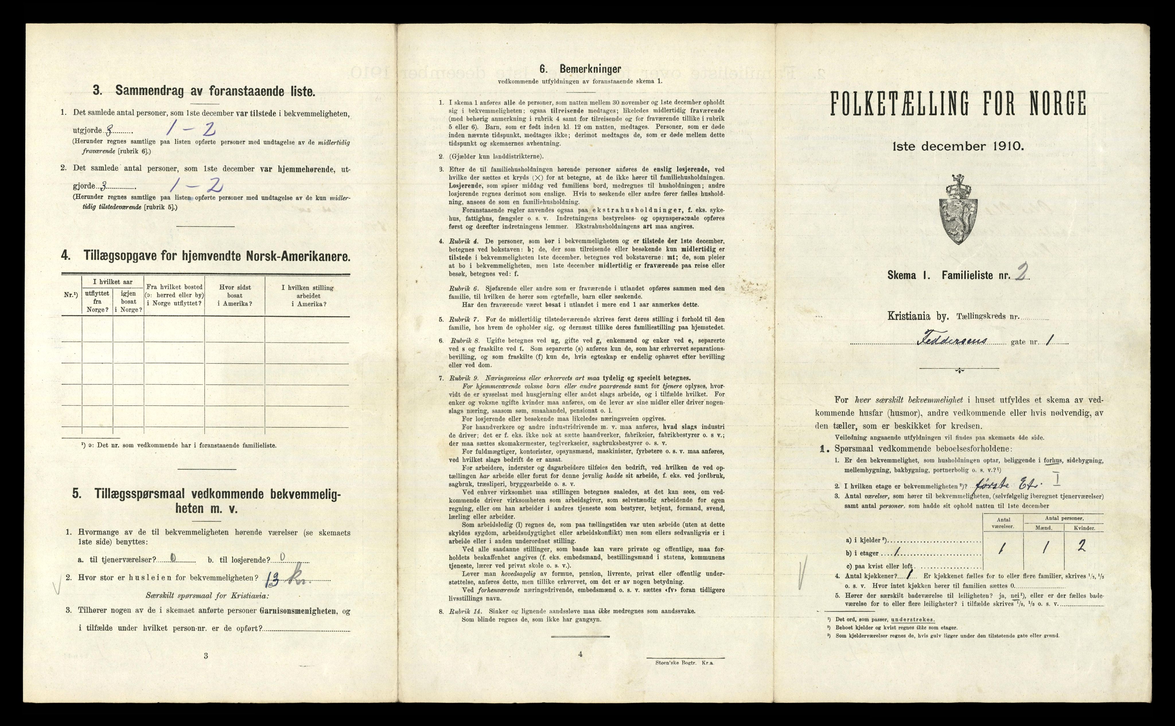 RA, 1910 census for Kristiania, 1910, p. 23683