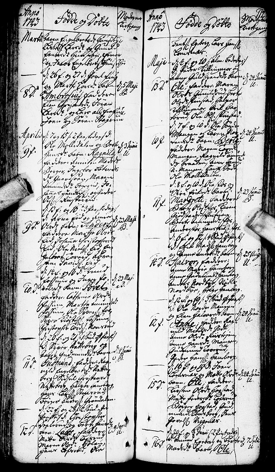 Aurskog prestekontor Kirkebøker, SAO/A-10304a/F/Fa/L0002: Parish register (official) no. I 2, 1735-1766, p. 112