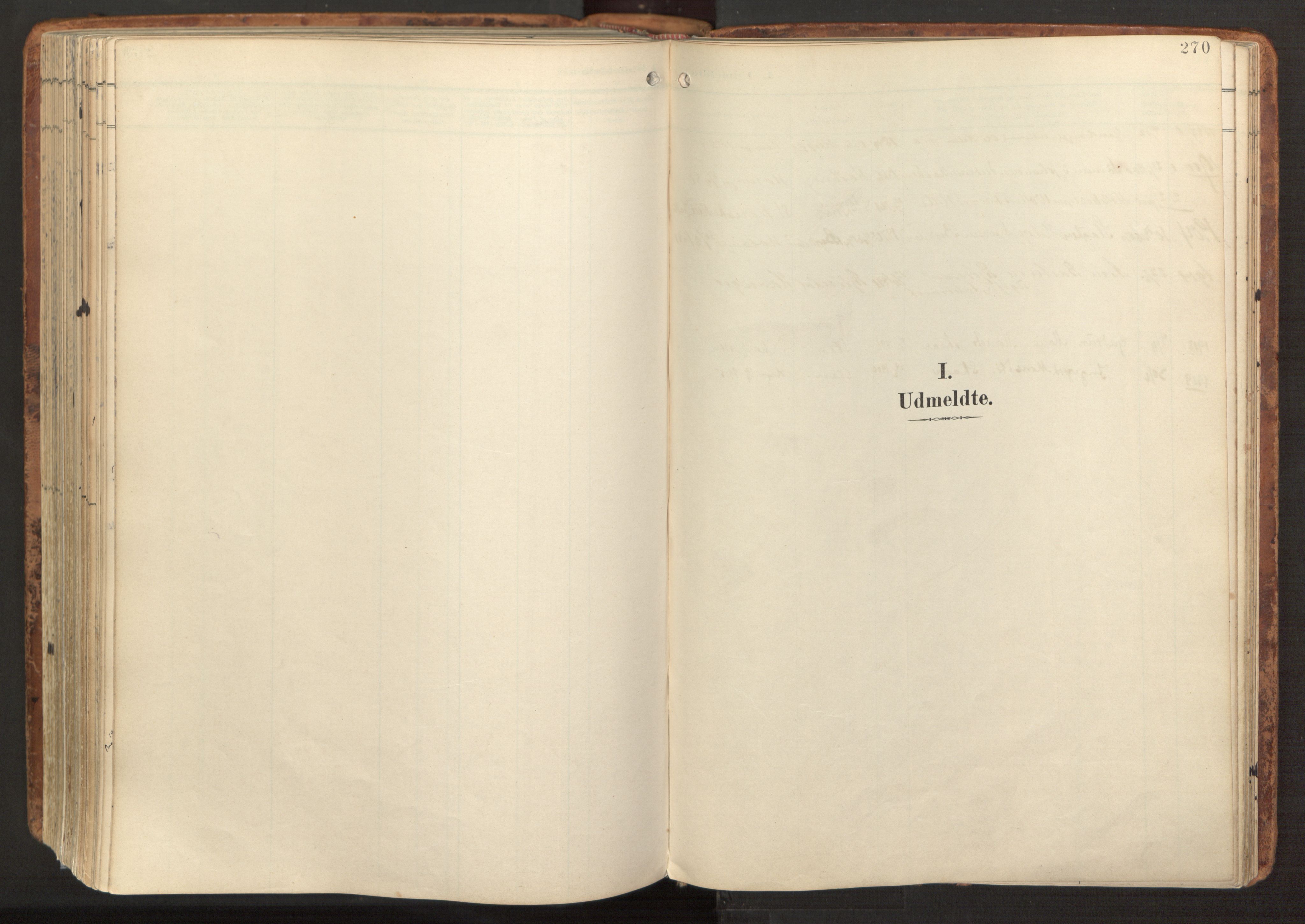 Hosanger sokneprestembete, SAB/A-75801/H/Haa: Parish register (official) no. B 2, 1897-1923, p. 270