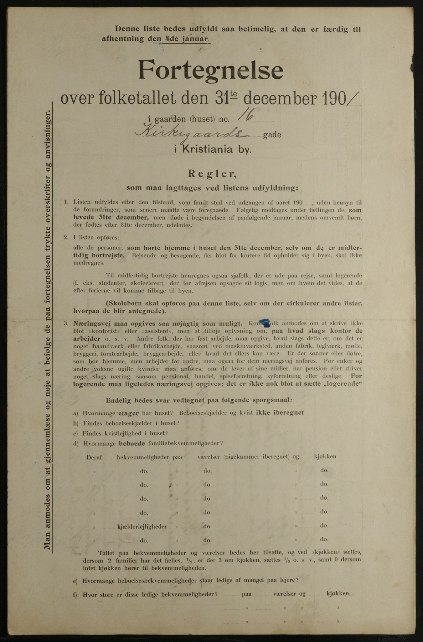 OBA, Municipal Census 1901 for Kristiania, 1901, p. 7890