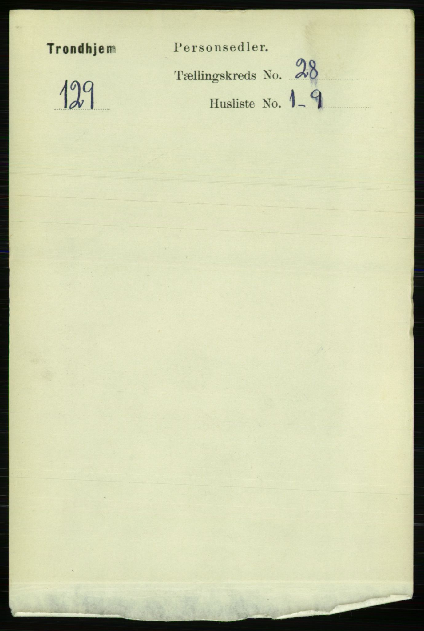 RA, 1891 census for 1601 Trondheim, 1891, p. 20962