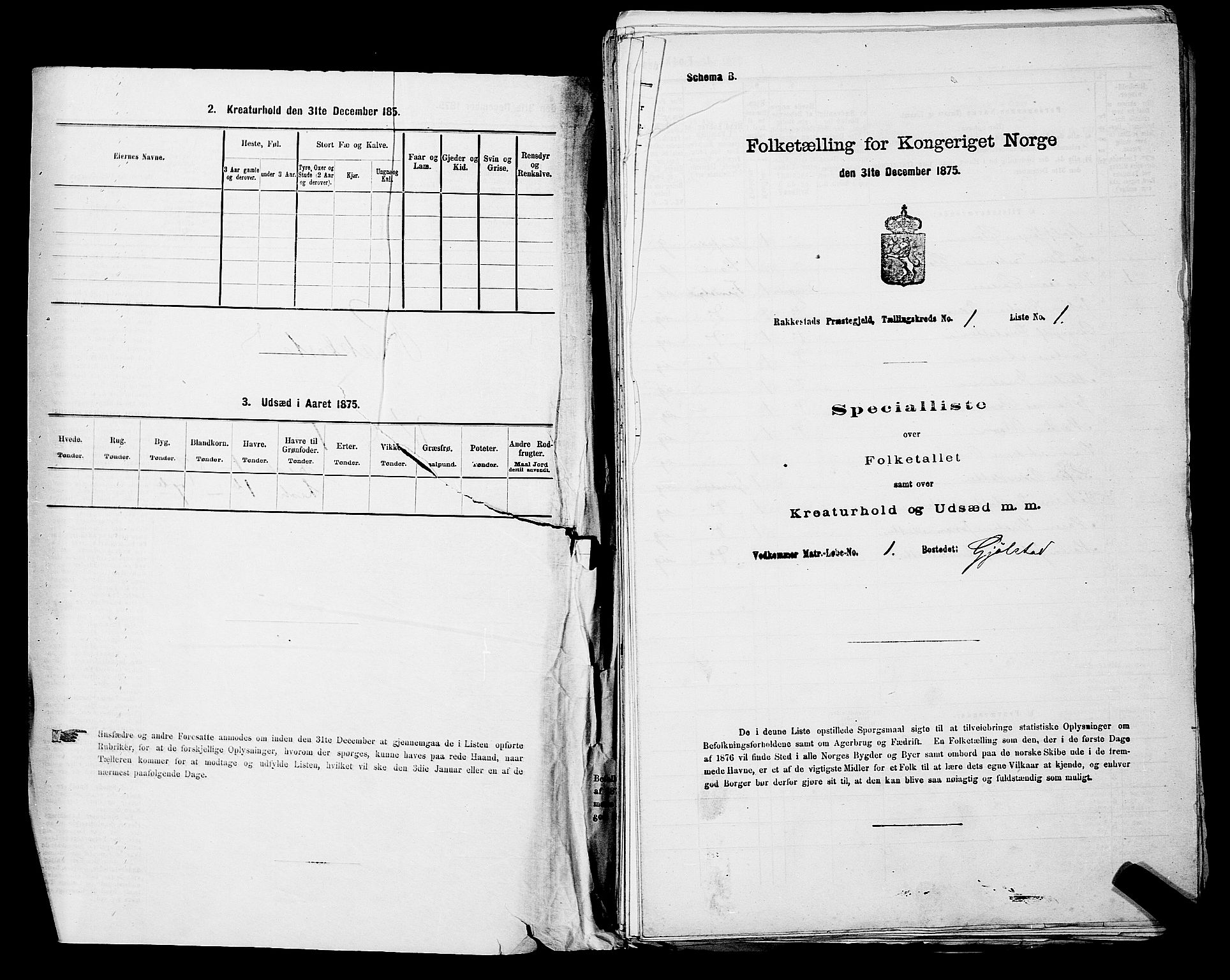 RA, 1875 census for 0128P Rakkestad, 1875, p. 78