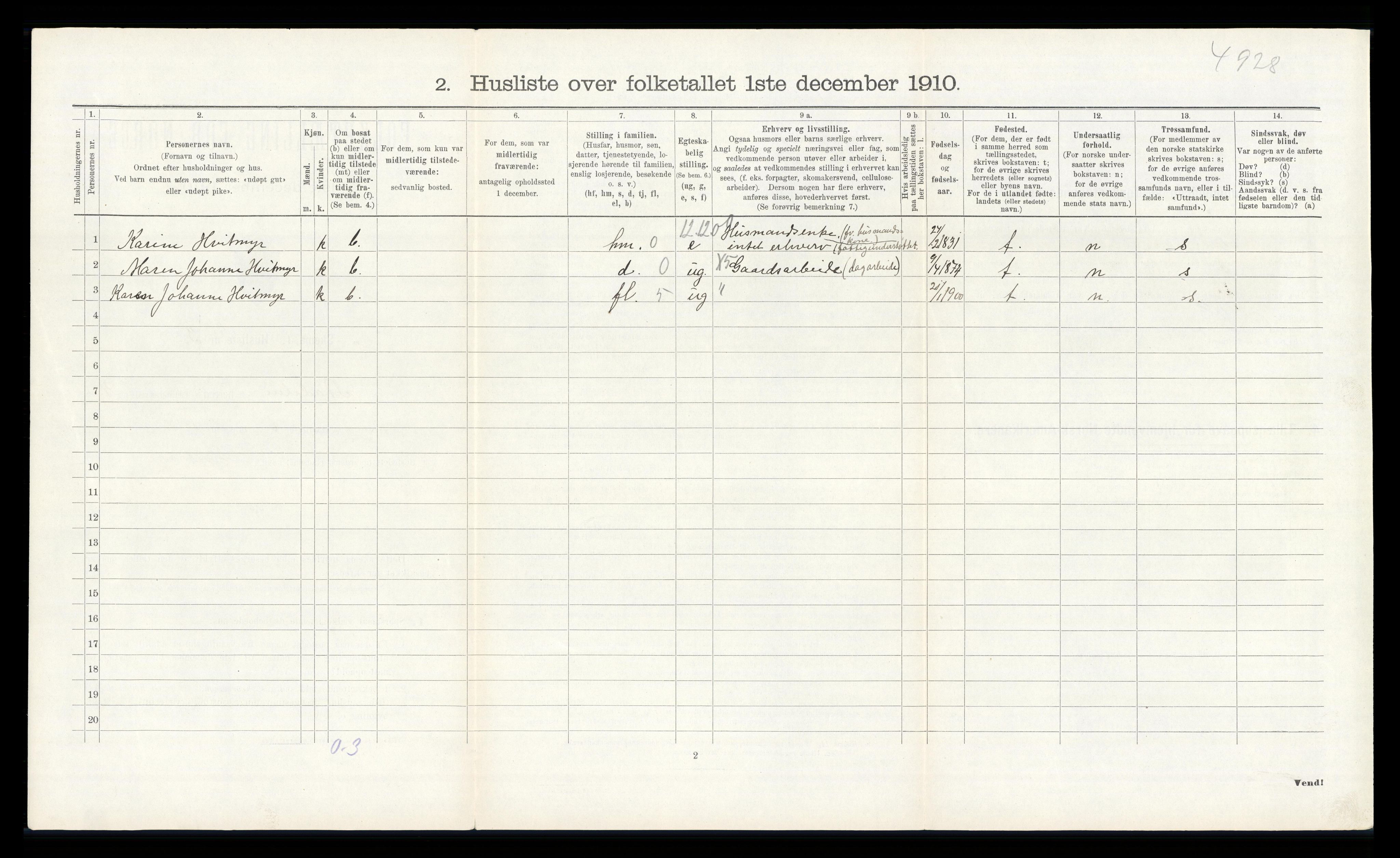 RA, 1910 census for Ådal, 1910, p. 376