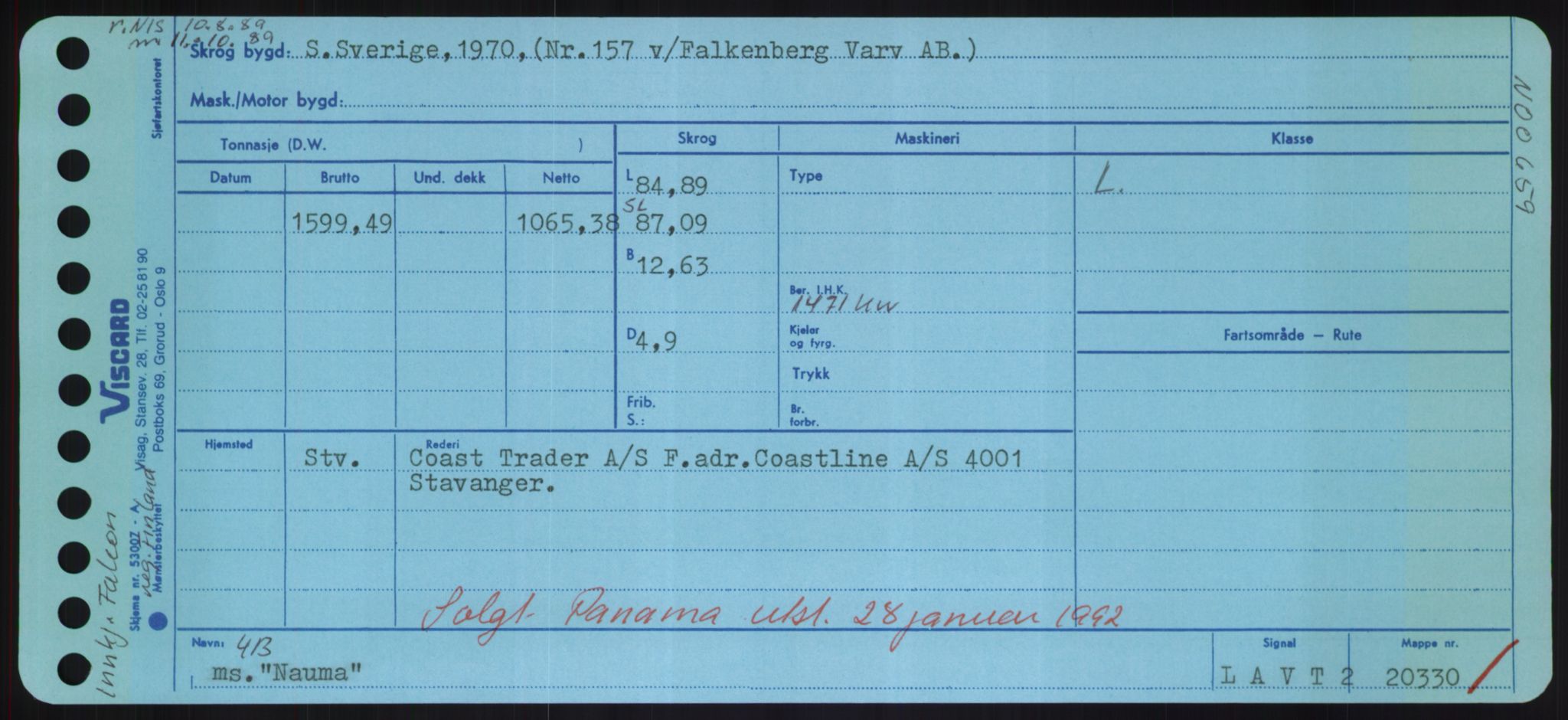 Sjøfartsdirektoratet med forløpere, Skipsmålingen, AV/RA-S-1627/H/Hd/L0026: Fartøy, N-Norhol, p. 65