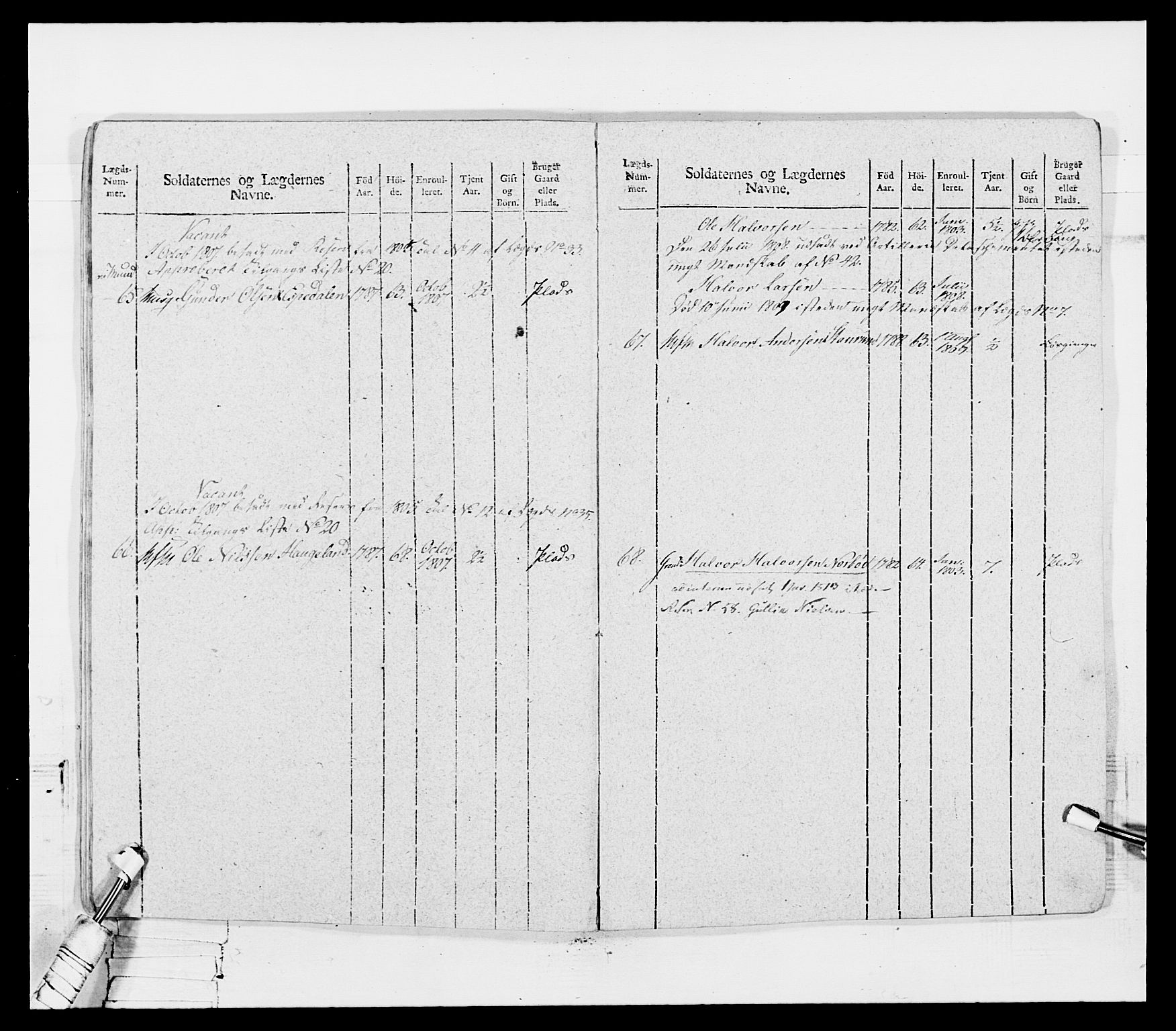 Generalitets- og kommissariatskollegiet, Det kongelige norske kommissariatskollegium, AV/RA-EA-5420/E/Eh/L0116: Telemarkske nasjonale infanteriregiment, 1810, p. 273