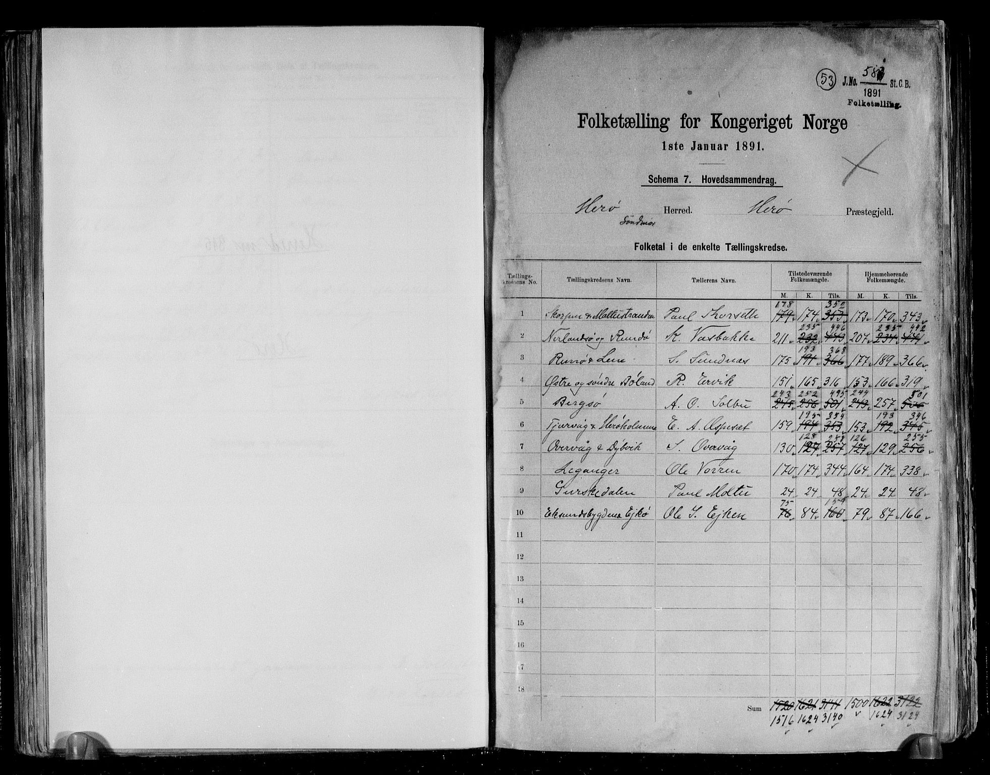 RA, 1891 census for 1515 Herøy, 1891, p. 2