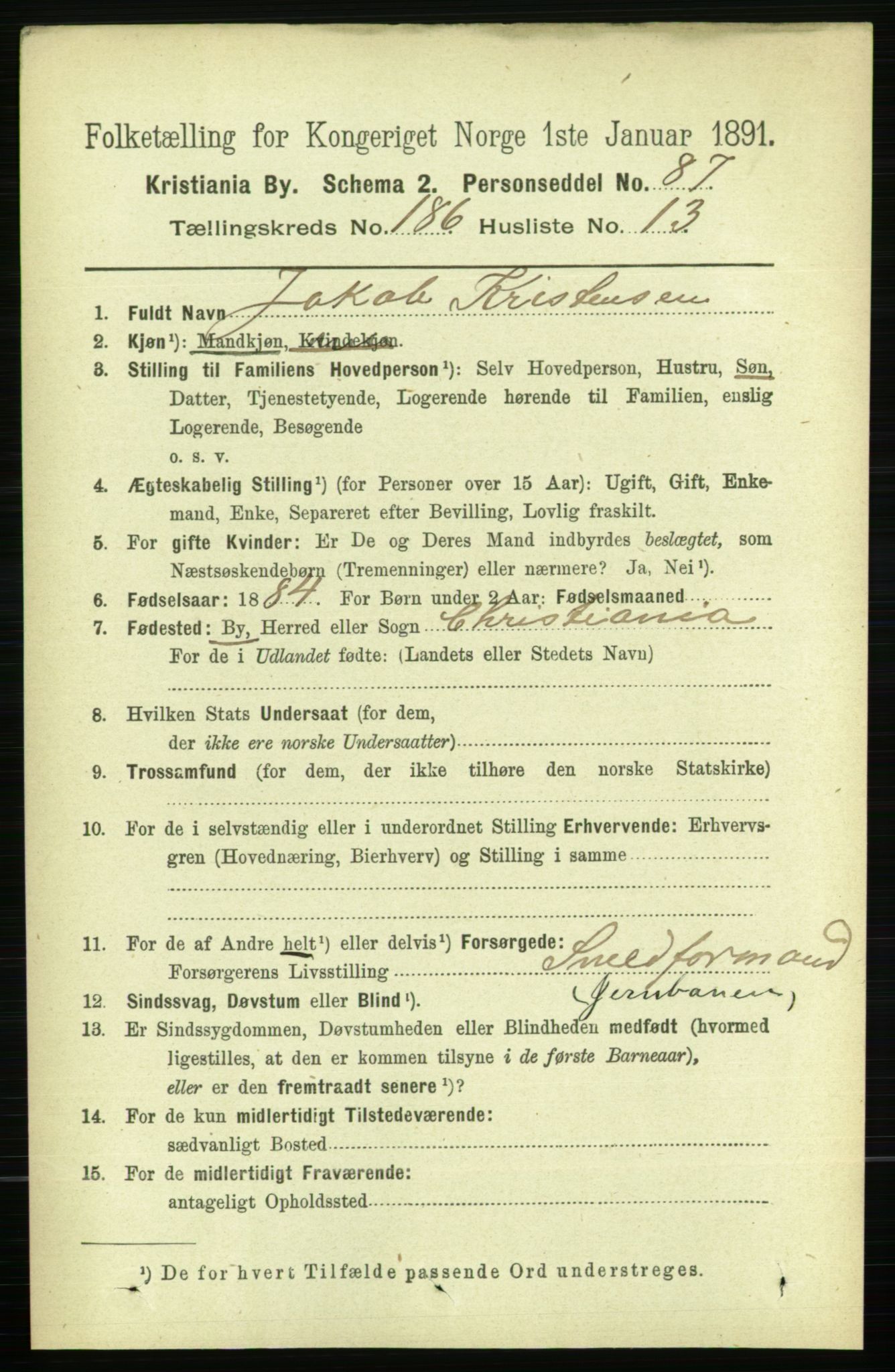 RA, 1891 census for 0301 Kristiania, 1891, p. 111868