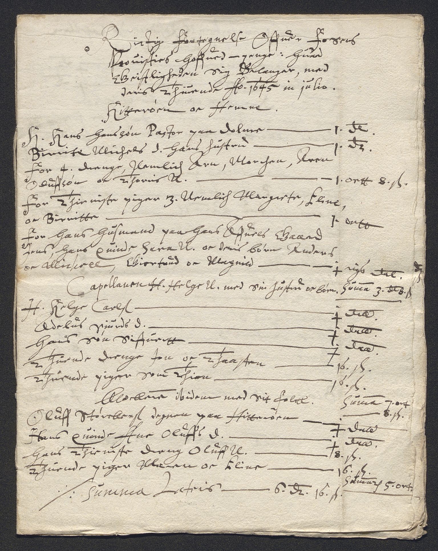 Rentekammeret inntil 1814, Reviderte regnskaper, Kirkeregnskap, RA/EA-4067/Rf/L0129: Kirkeregnskap, 1625-1684, p. 249