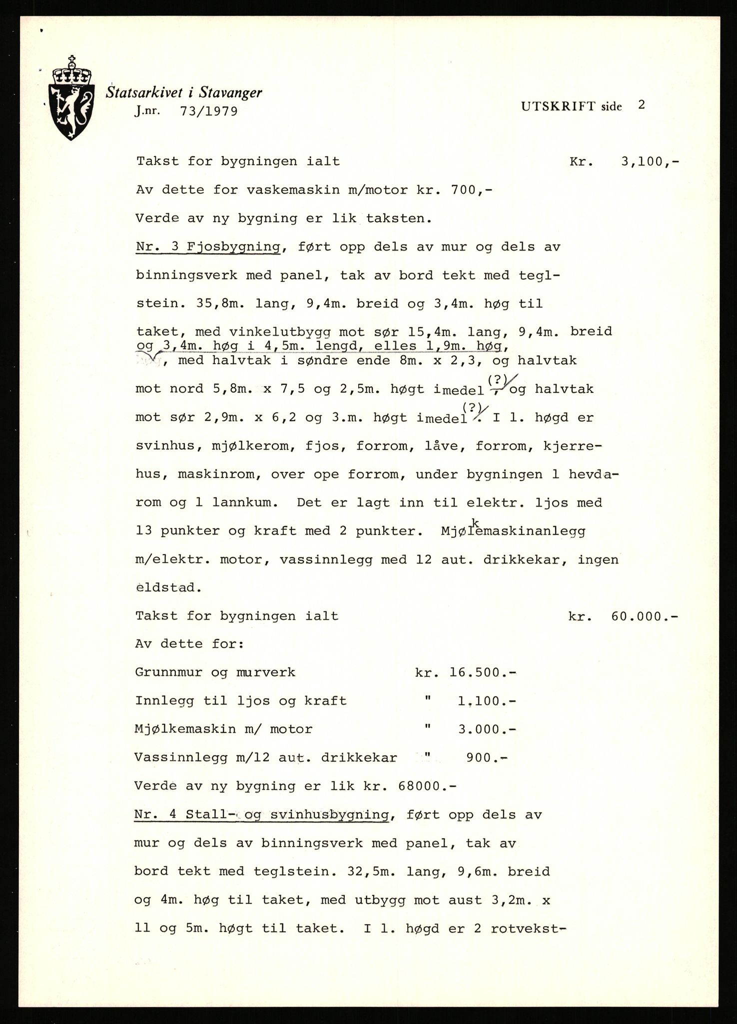 Statsarkivet i Stavanger, AV/SAST-A-101971/03/Y/Yj/L0066: Avskrifter sortert etter gårdsnavn: Pedersro - Prestegården i Suldal, 1750-1930, p. 539