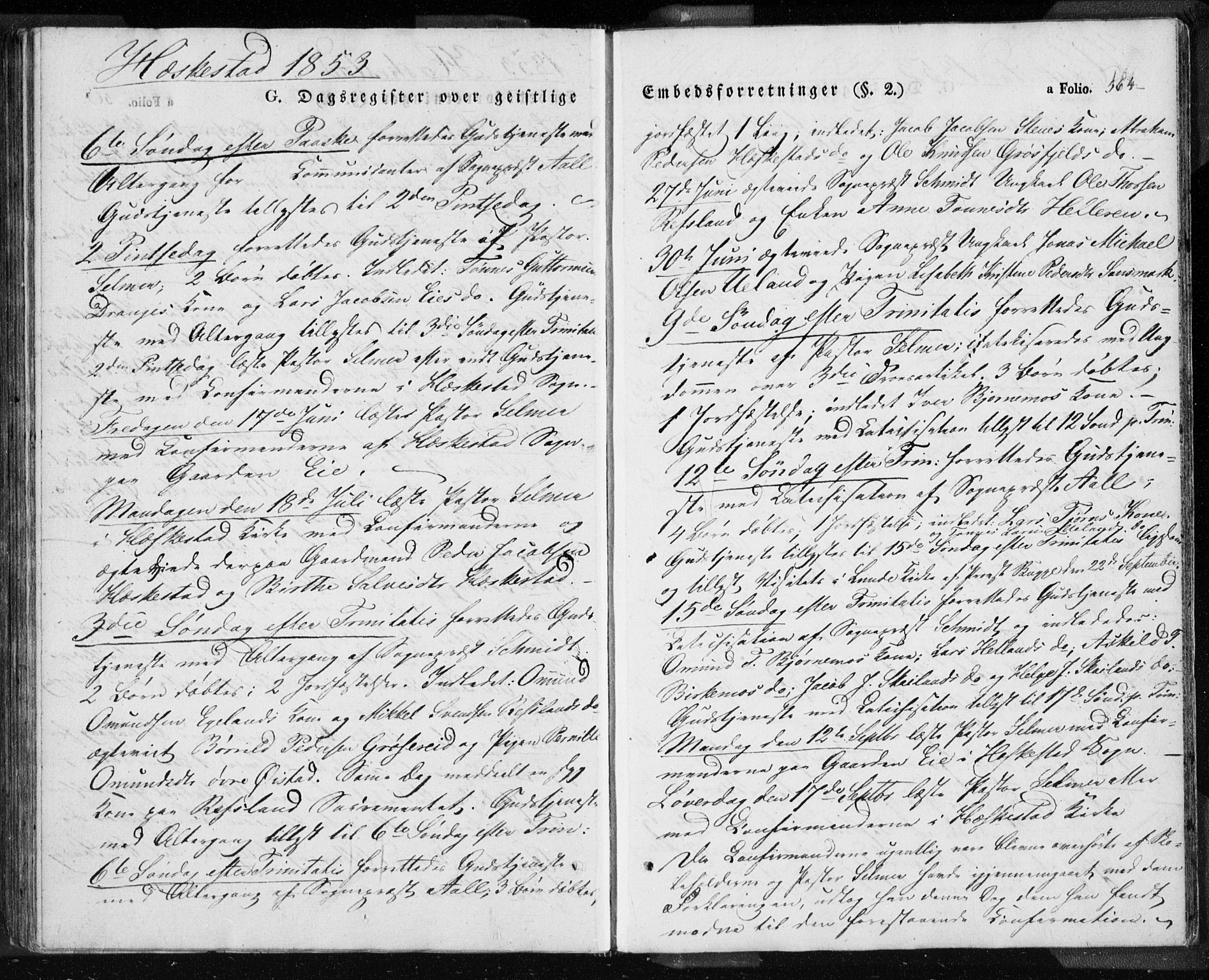 Lund sokneprestkontor, SAST/A-101809/S06/L0008: Parish register (official) no. A 7.2, 1833-1854, p. 564