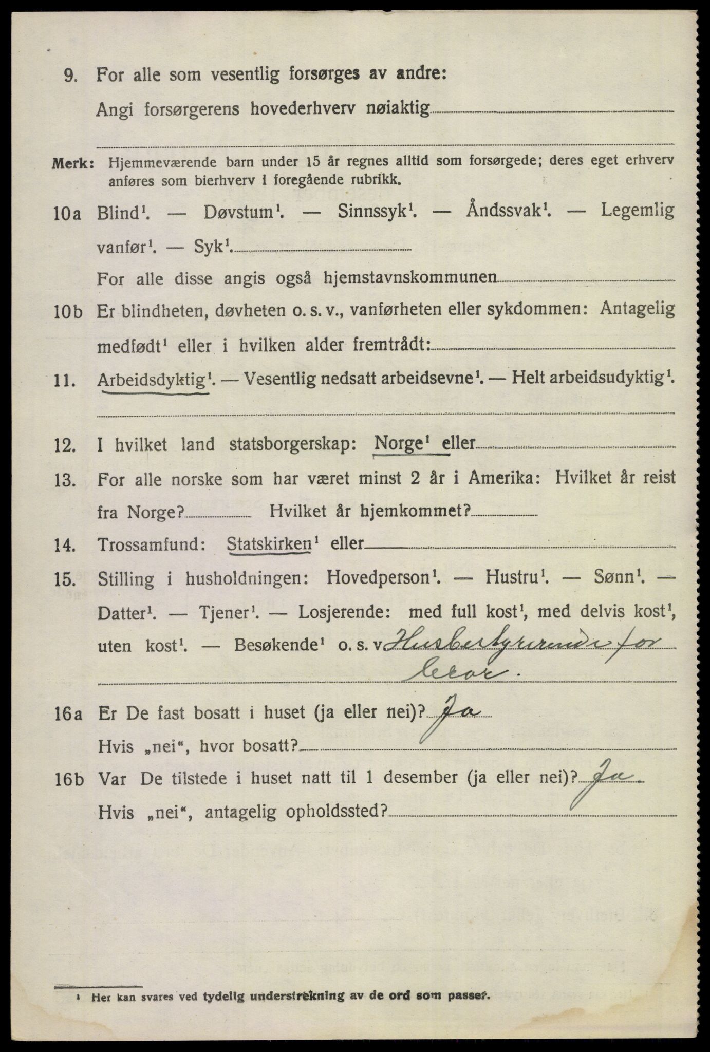 SAKO, 1920 census for Ådal, 1920, p. 2785