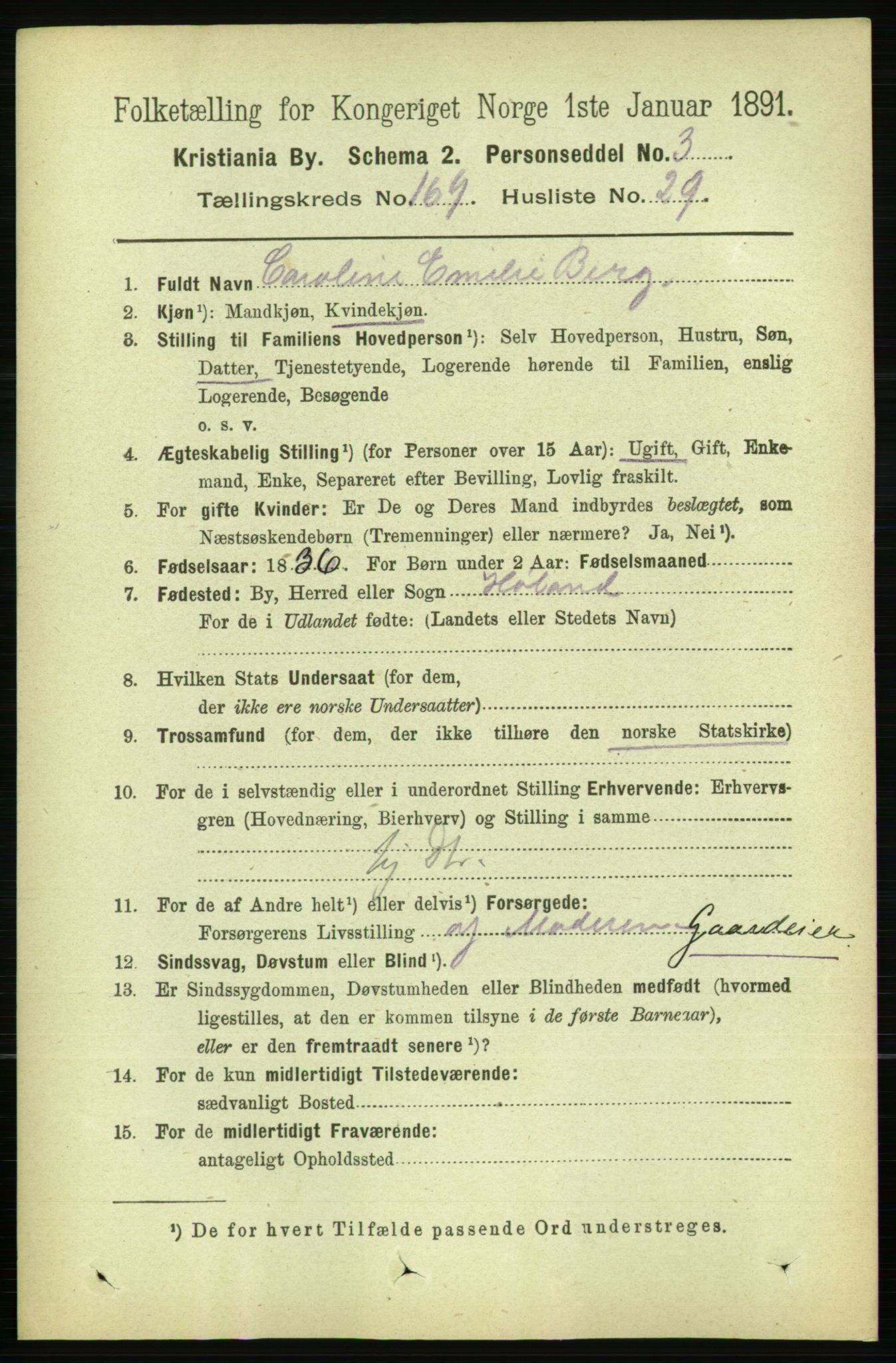 RA, 1891 census for 0301 Kristiania, 1891, p. 99241