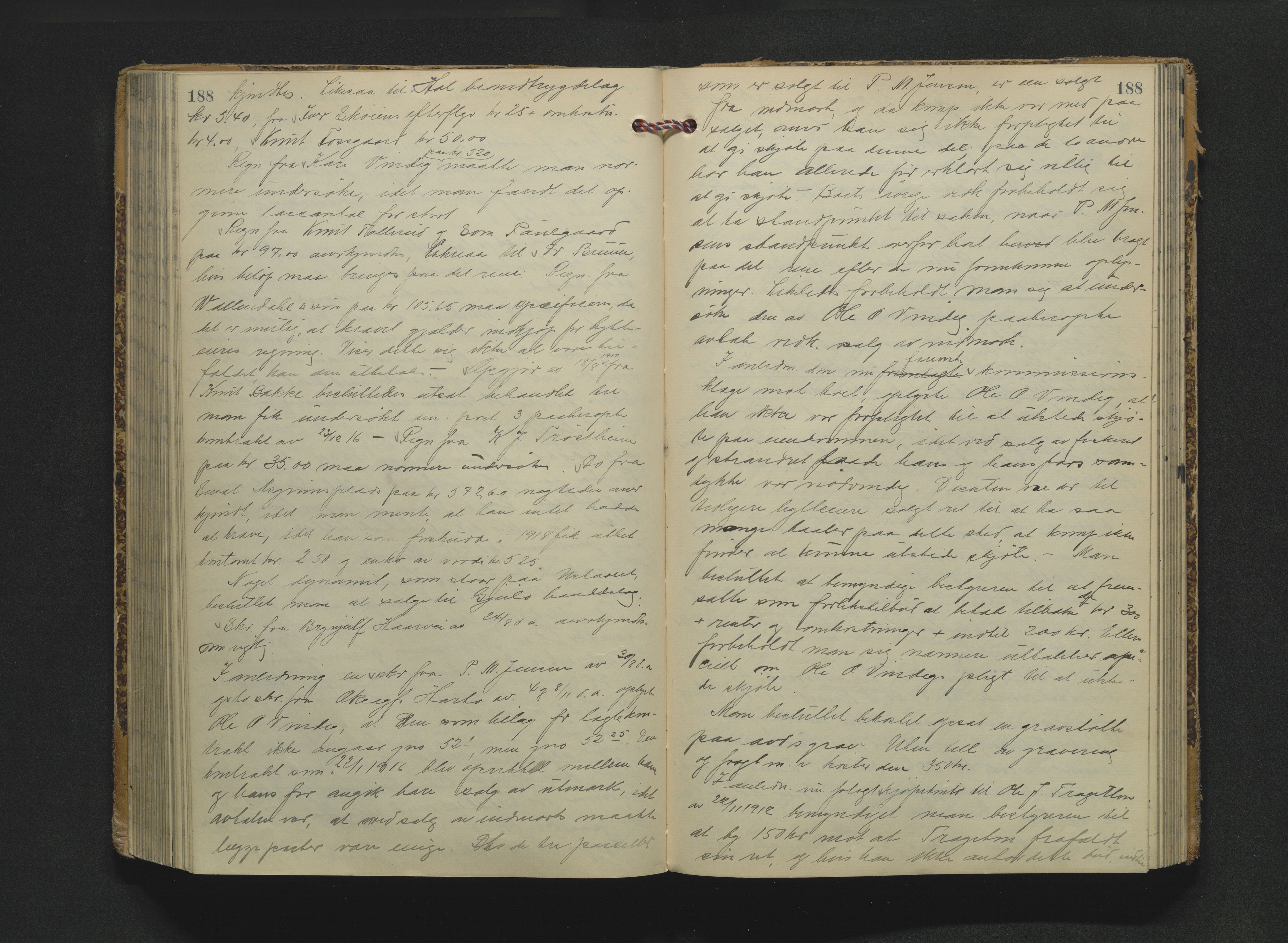 Hallingdal sorenskriveri, AV/SAKO-A-121/H/Hb/Hbc/L0011: Skifteforhandlingsprotokoll, 1915-1922, p. 188