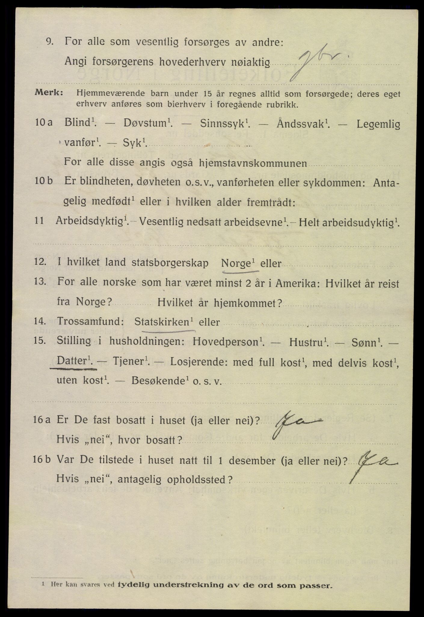 SAH, 1920 census for Vang (Hedmark), 1920, p. 17010