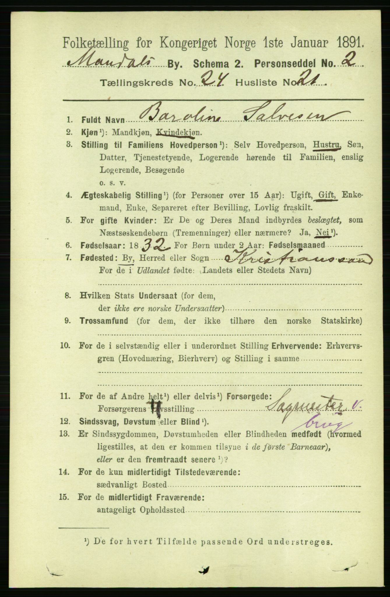 RA, 1891 census for 1002 Mandal, 1891, p. 4571