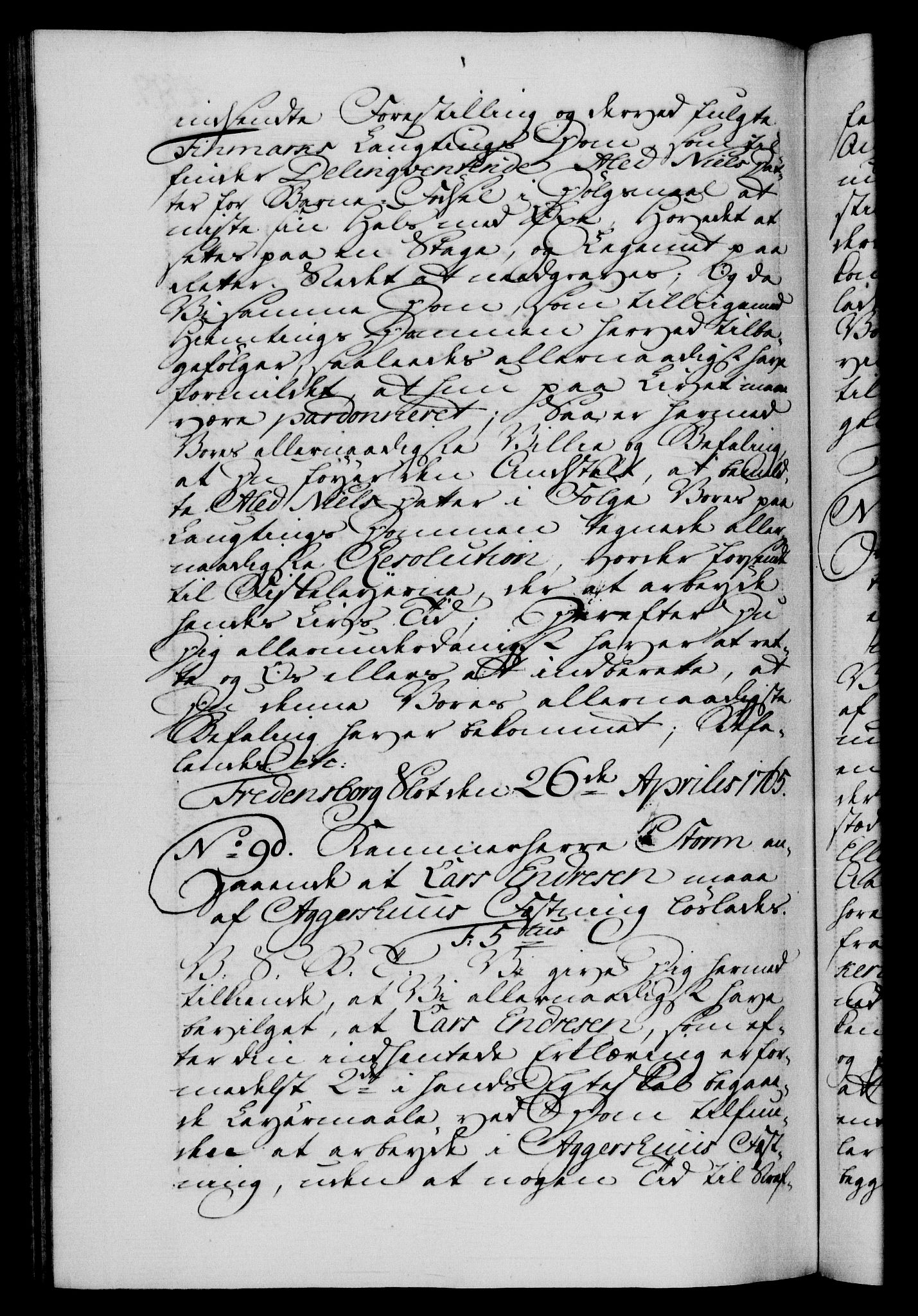Danske Kanselli 1572-1799, RA/EA-3023/F/Fc/Fca/Fcab/L0037: Norske tegnelser, 1762-1766, p. 489b