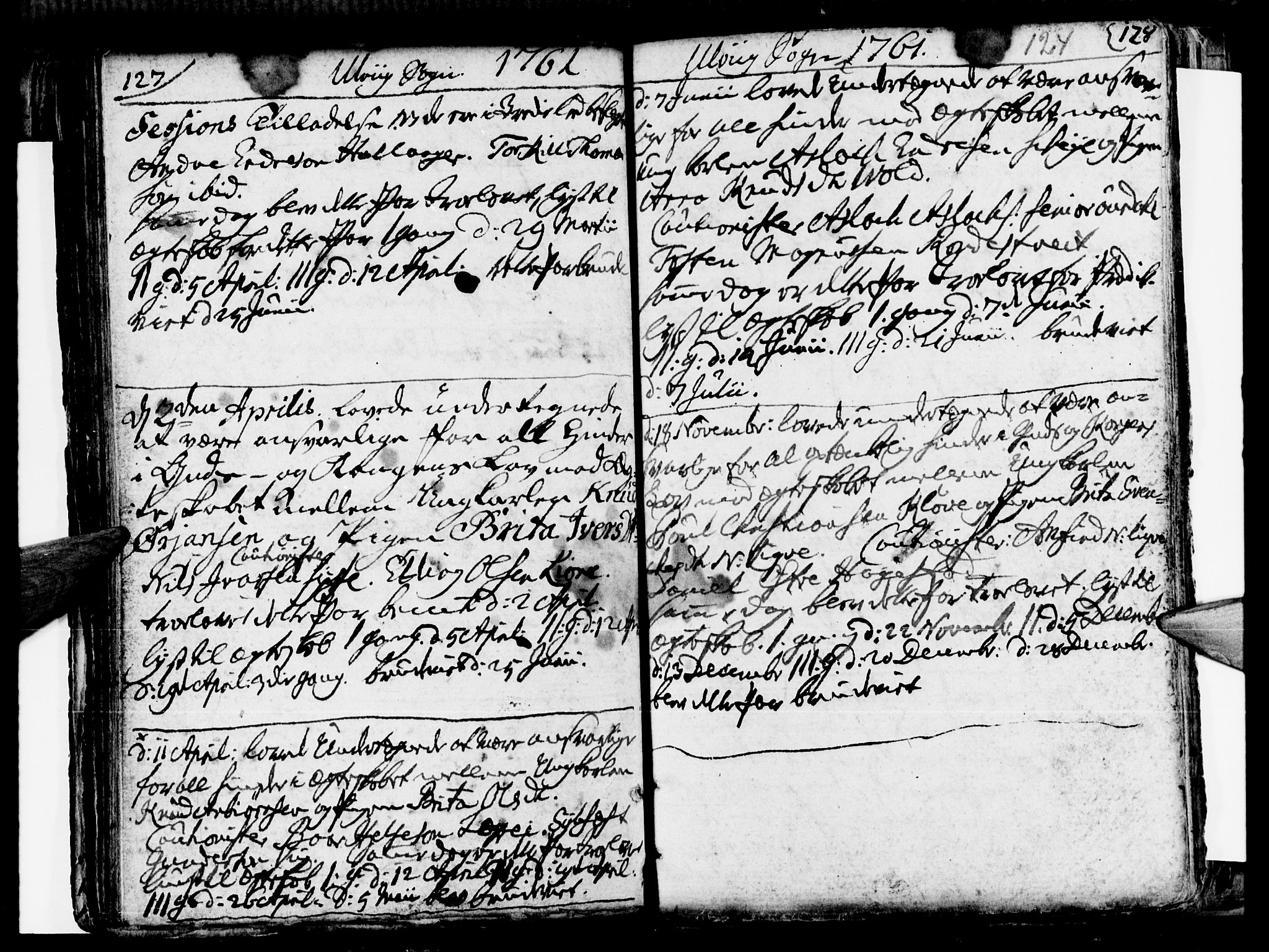 Ulvik sokneprestembete, SAB/A-78801/H/Haa: Parish register (official) no. A 9, 1743-1792, p. 124