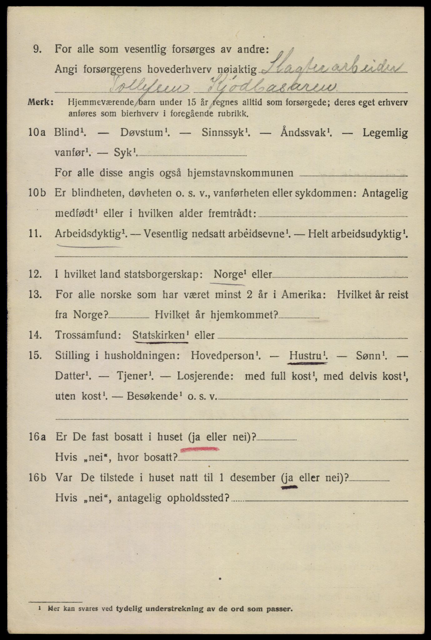 SAO, 1920 census for Kristiania, 1920, p. 252420