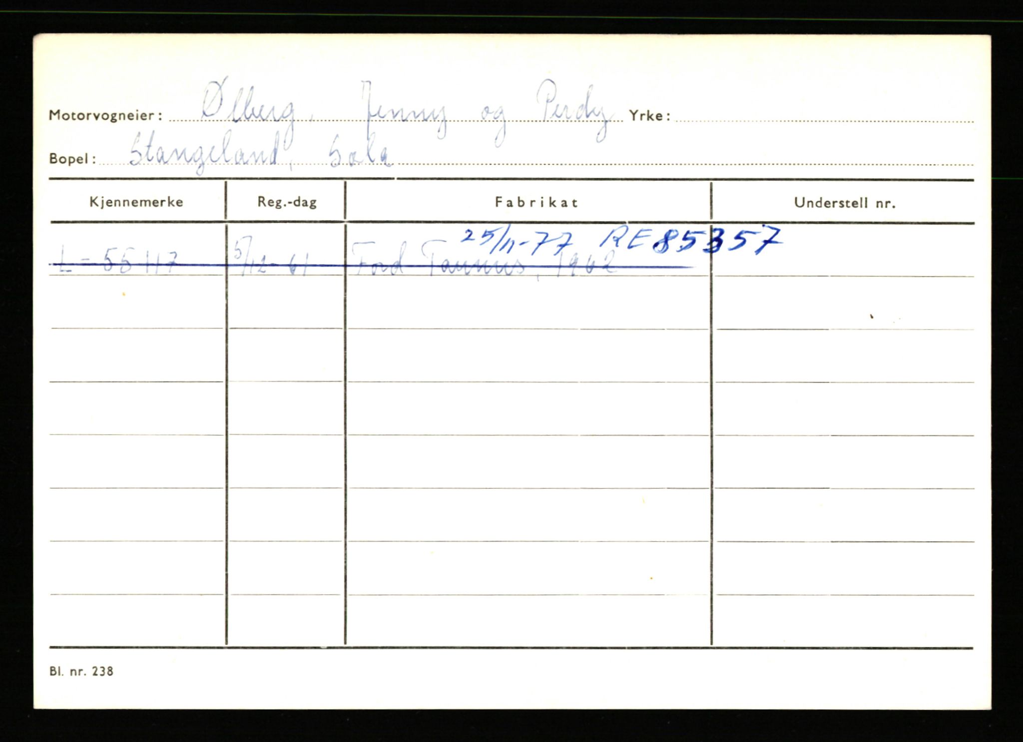 Stavanger trafikkstasjon, AV/SAST-A-101942/0/H/L0044: Øksna - Åmo, 1930-1971, p. 185