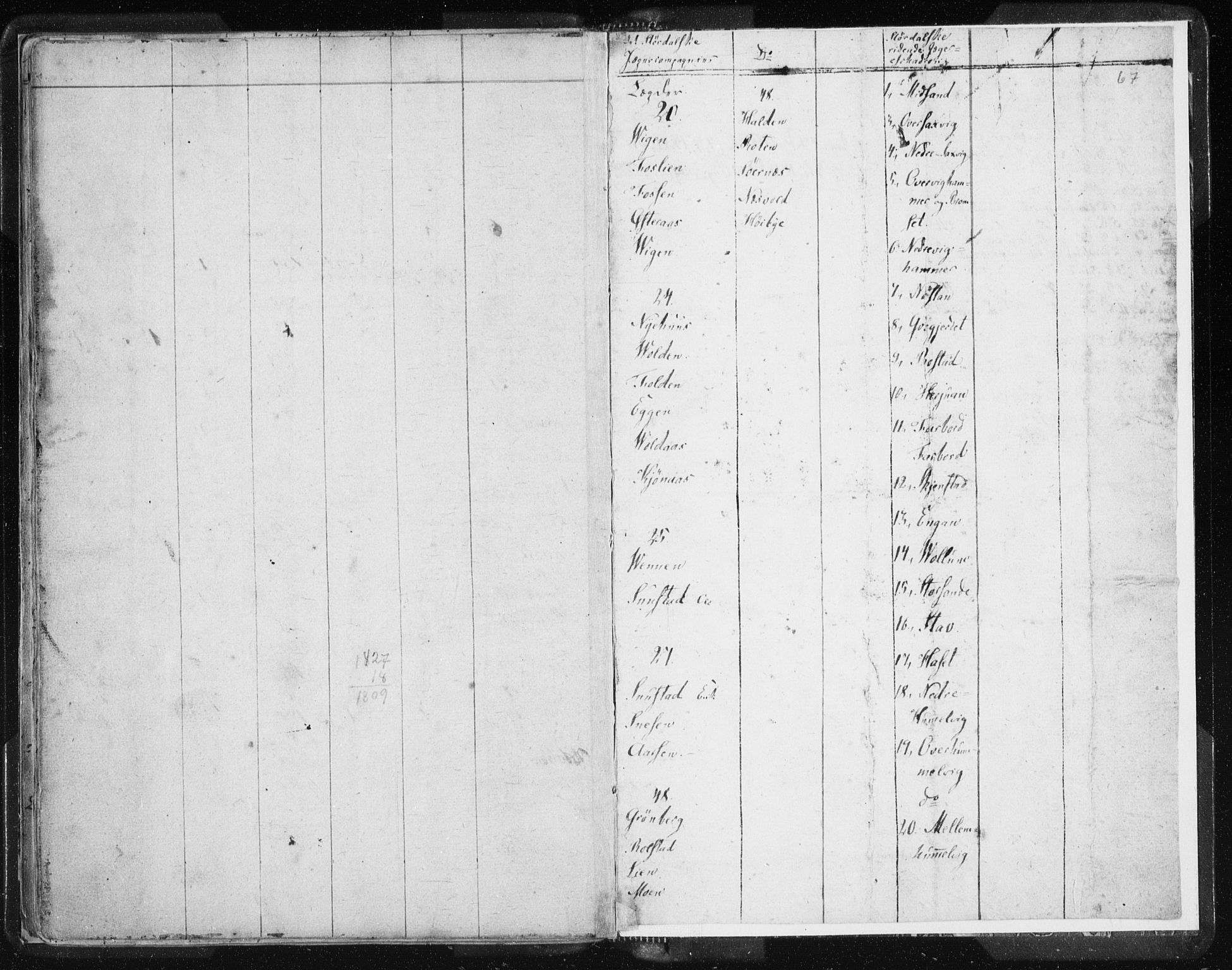 Ministerialprotokoller, klokkerbøker og fødselsregistre - Sør-Trøndelag, SAT/A-1456/616/L0404: Parish register (official) no. 616A01, 1823-1831, p. 67