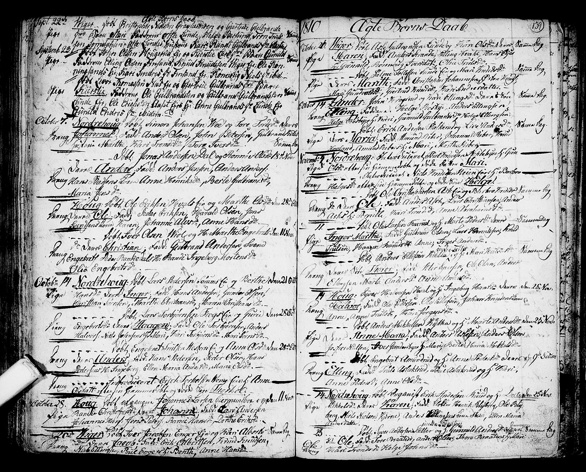 Norderhov kirkebøker, SAKO/A-237/F/Fa/L0006: Parish register (official) no. 6, 1789-1811, p. 139