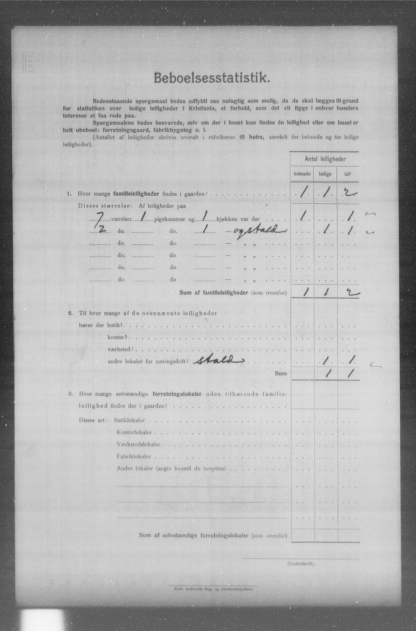 OBA, Municipal Census 1904 for Kristiania, 1904, p. 14037