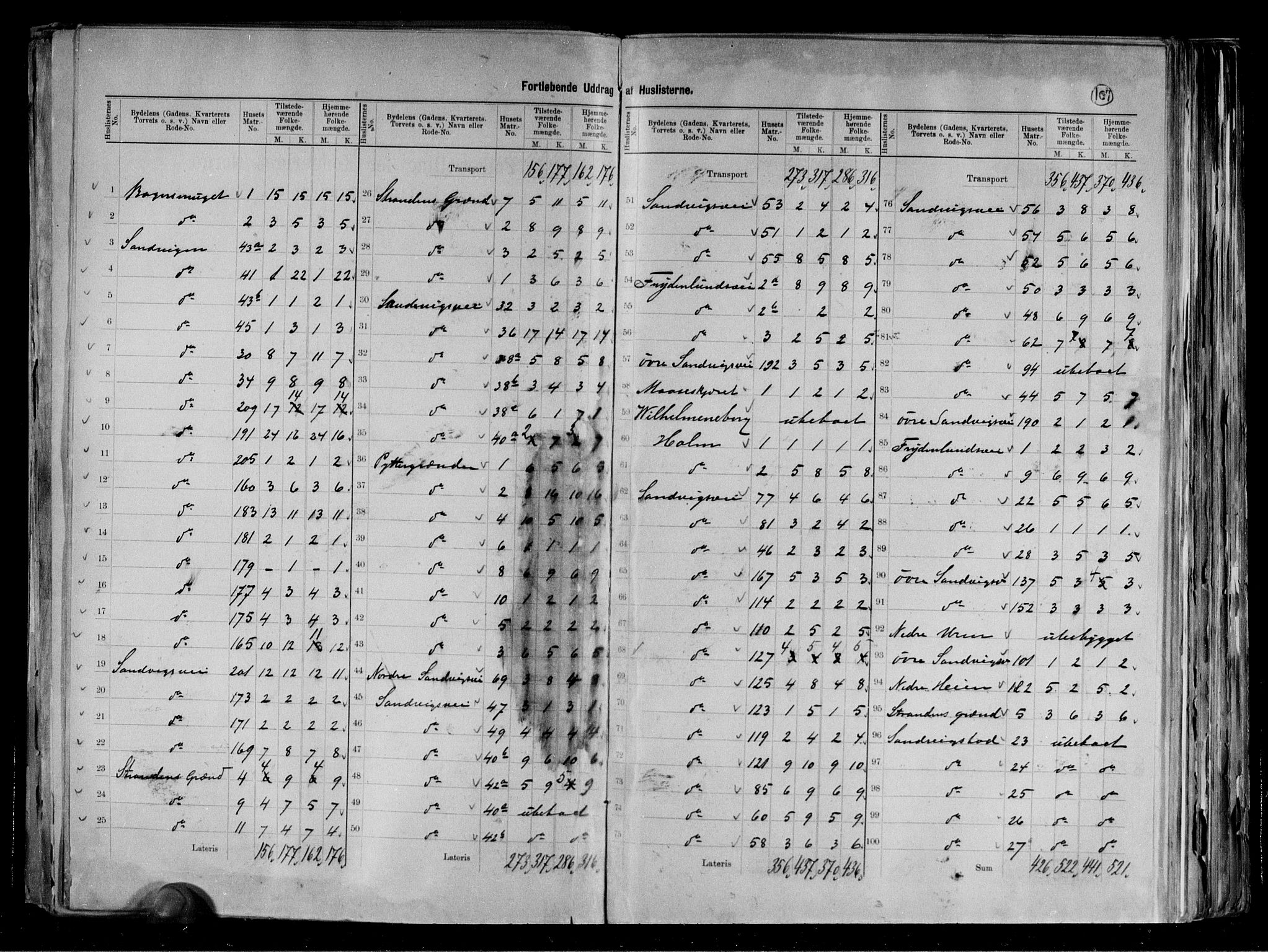 RA, 1891 Census for 1301 Bergen, 1891, p. 109