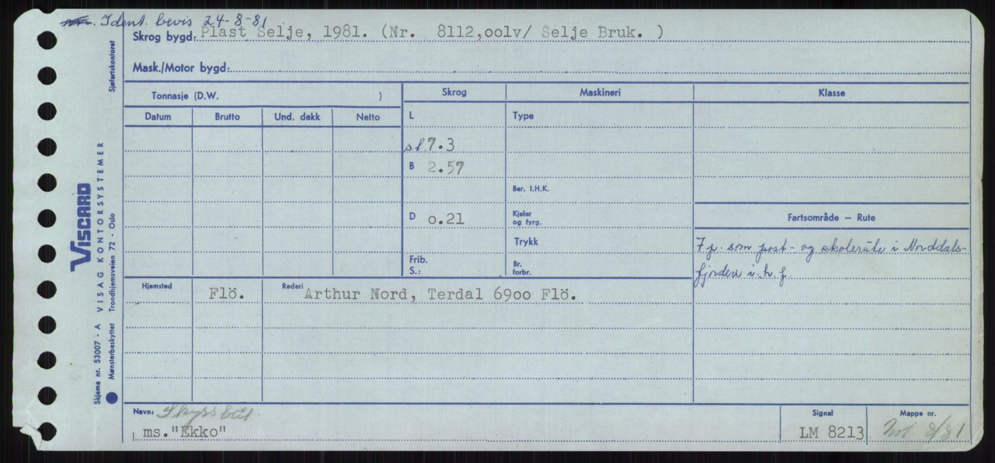 Sjøfartsdirektoratet med forløpere, Skipsmålingen, AV/RA-S-1627/H/Ha/L0002/0001: Fartøy, Eik-Hill / Fartøy, Eik-F, p. 39