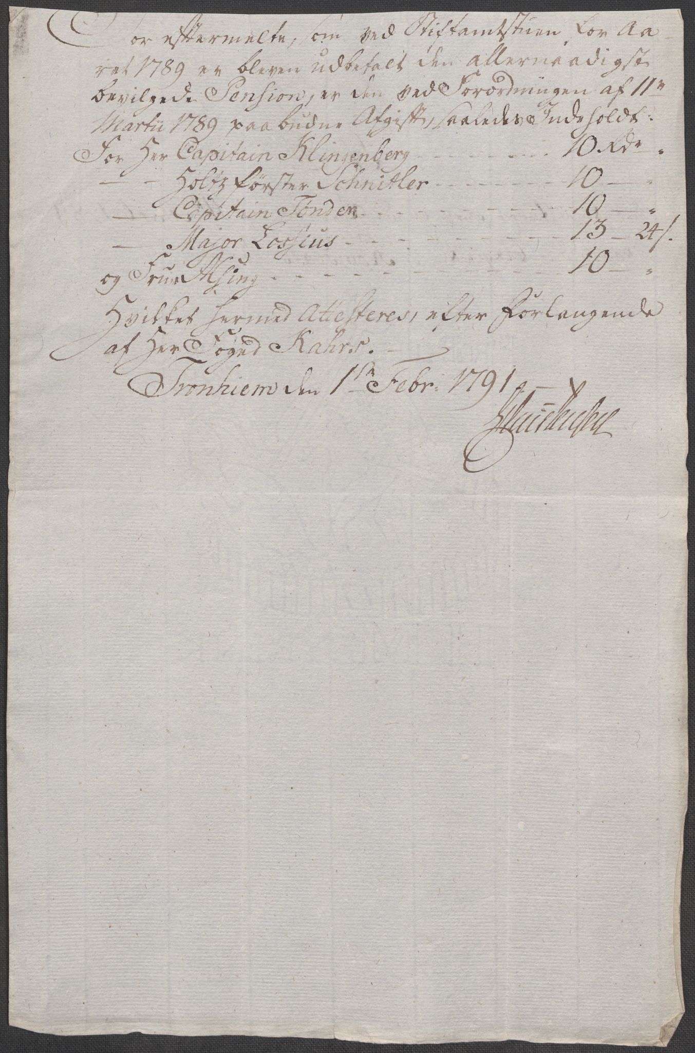 Rentekammeret inntil 1814, Reviderte regnskaper, Mindre regnskaper, AV/RA-EA-4068/Rf/Rfe/L0038: (Øster) Risør, Romsdal fogderi, 1789, p. 174